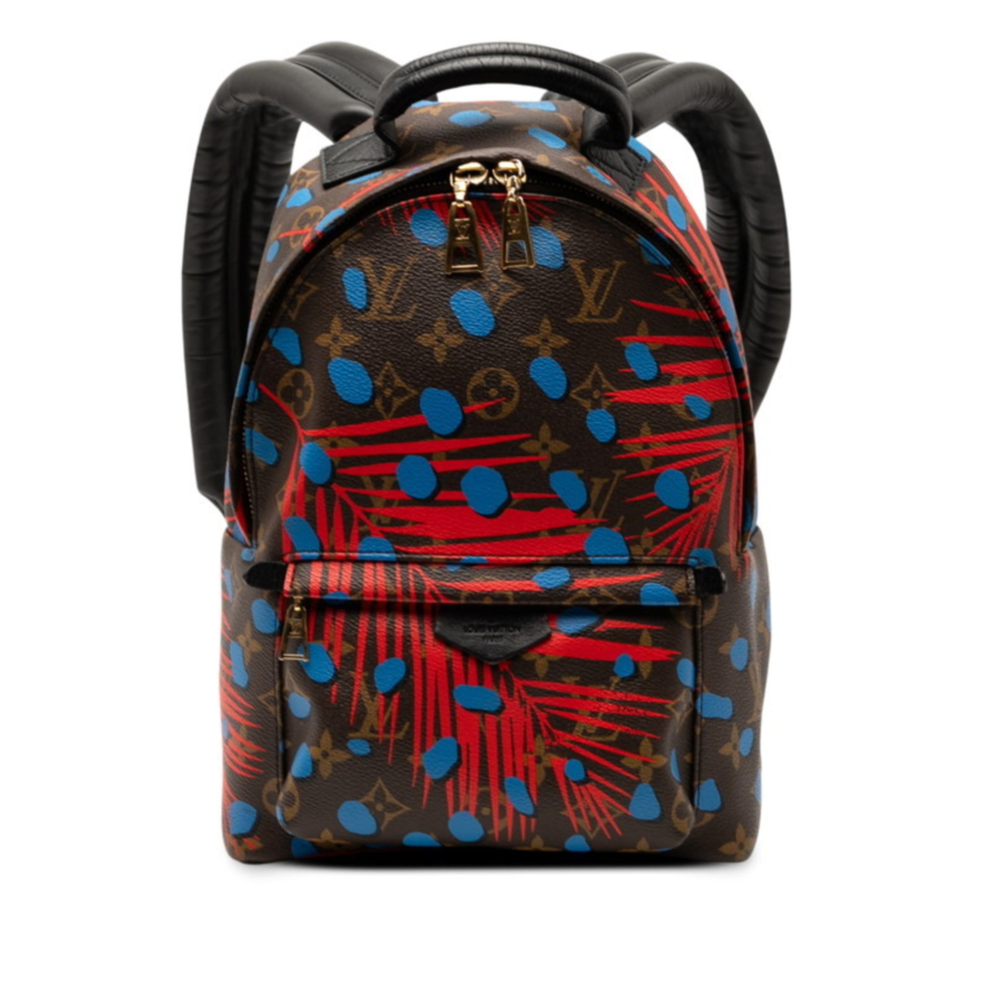 Louis Vuitton Brown Multi-Color Red Color Pvc Leather Backpack (Pre-Owned)