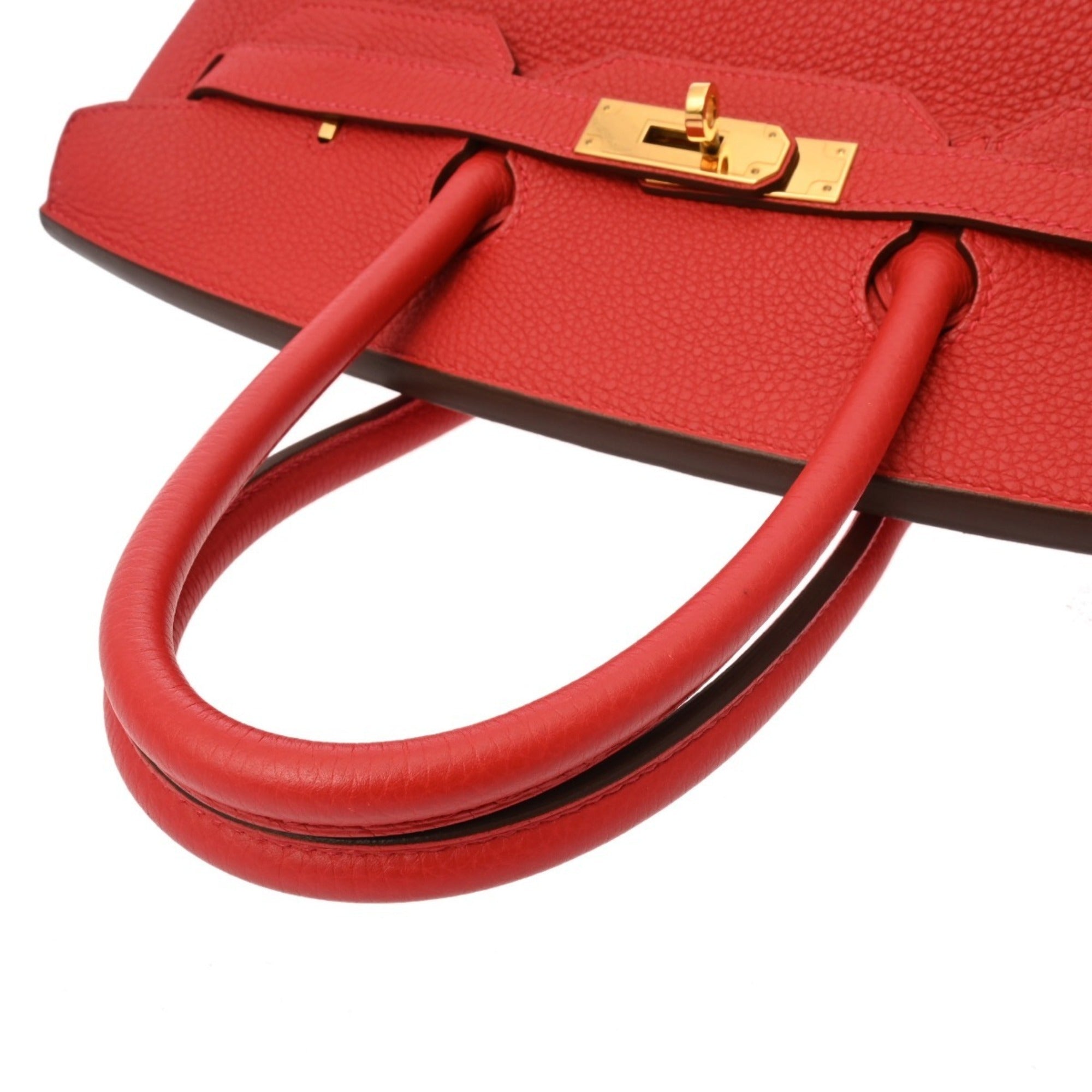 Hermes Gold Togo Leather Handbag (Pre-Owned)
