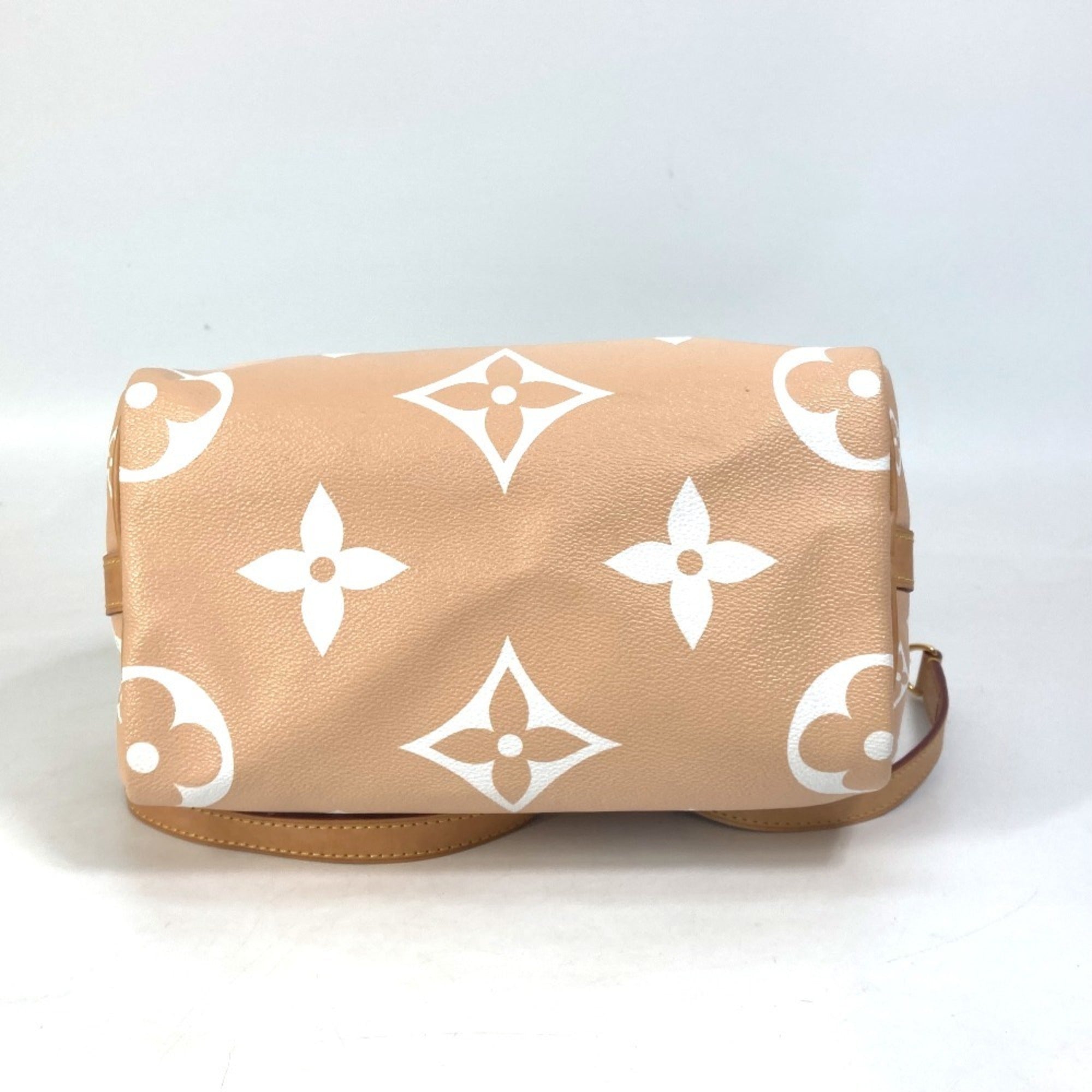 Louis Vuitton Orange Monogram Boston Bag Handbag Shoulder Bag (Pre-Owned)