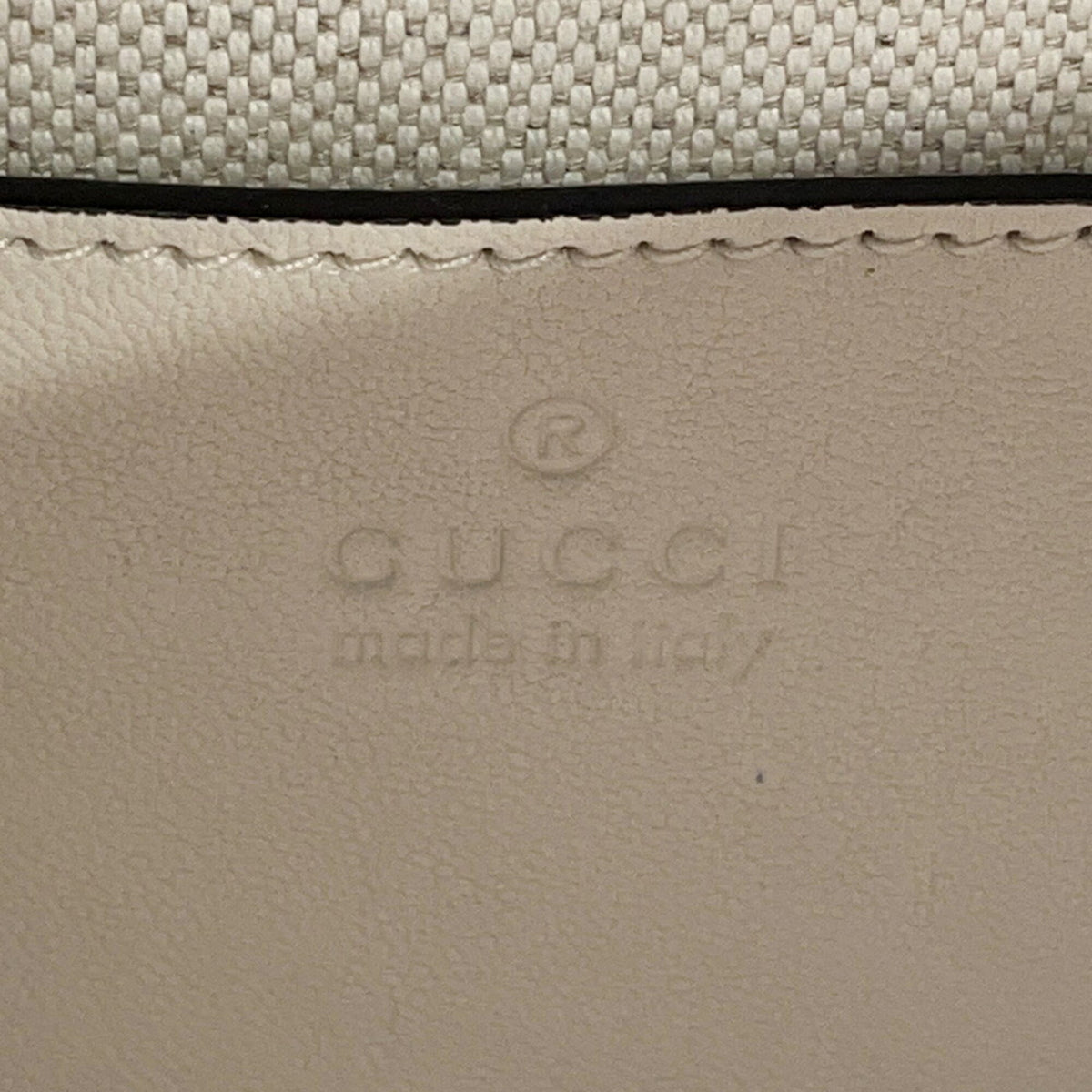 Gucci Beige Leather Handbag (Pre-Owned)