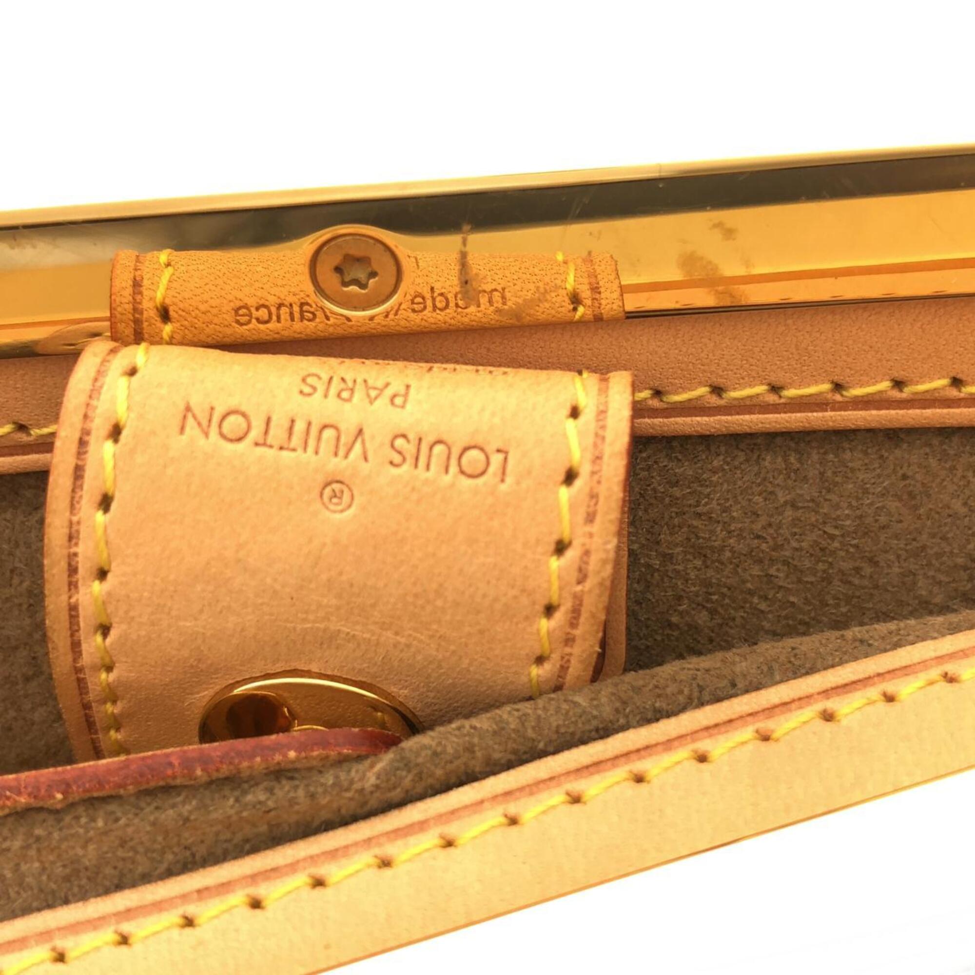 Louis Vuitton Black Coated Canvas Handbag (Pre-Owned)