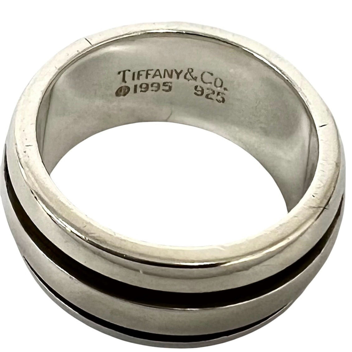 Tiffany Silver Silver 925 Band Ring (Pre-Owned)