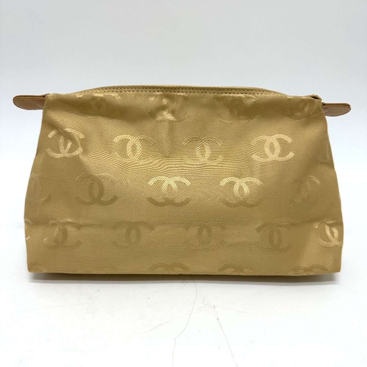 Chanel Beige Leather Tote Bag (Pre-Owned)
