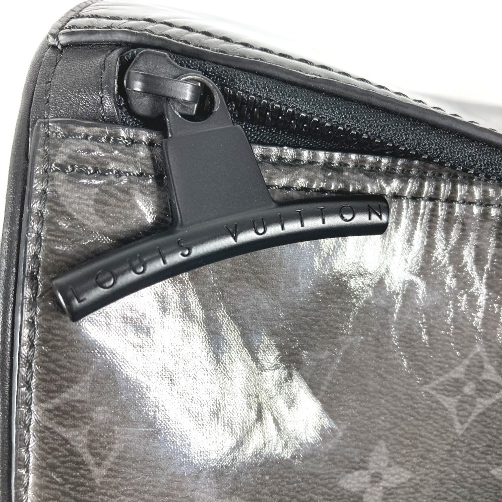Louis Vuitton Monogram Eclipse Black Monogram Eclipse Boston Bag Shoulder Bag (Pre-Owned)