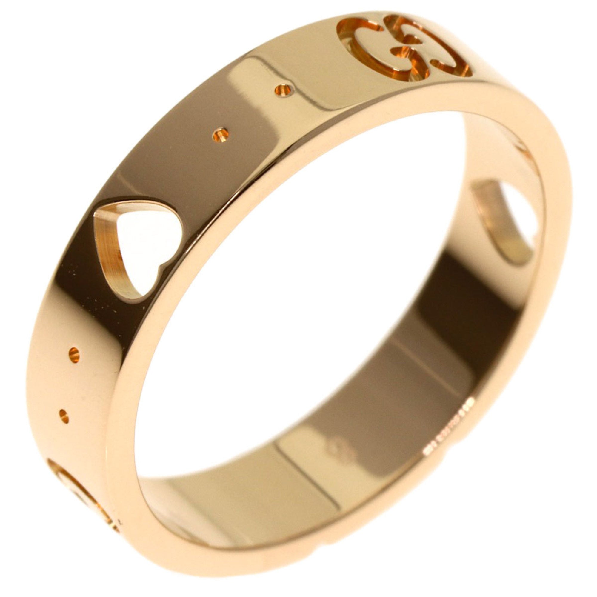 Gucci Icon Pink Gold (18K) Band Ring (Pre-Owned)