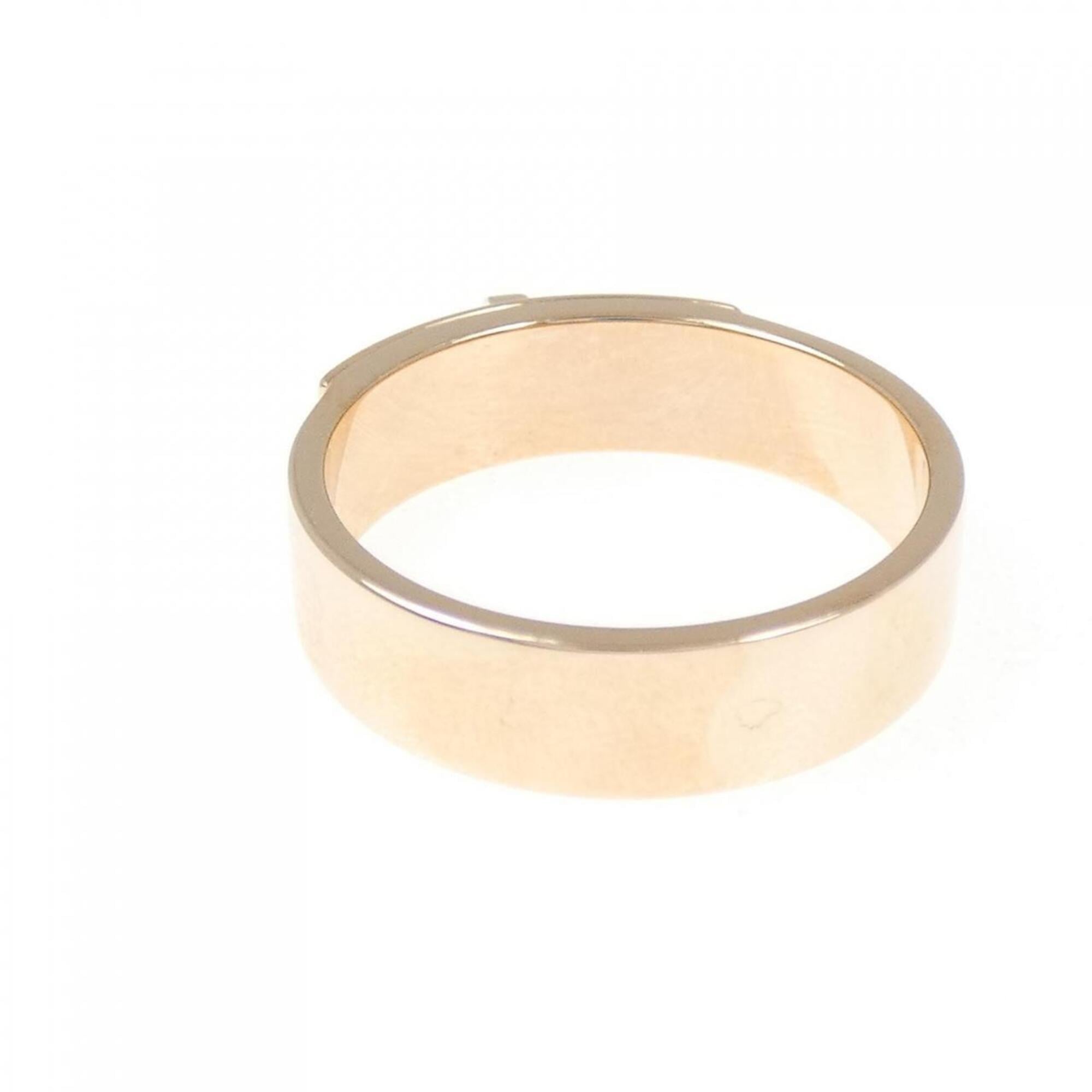 Hermes Pink Gold Pink Gold (18K) Band Ring (Pre-Owned)