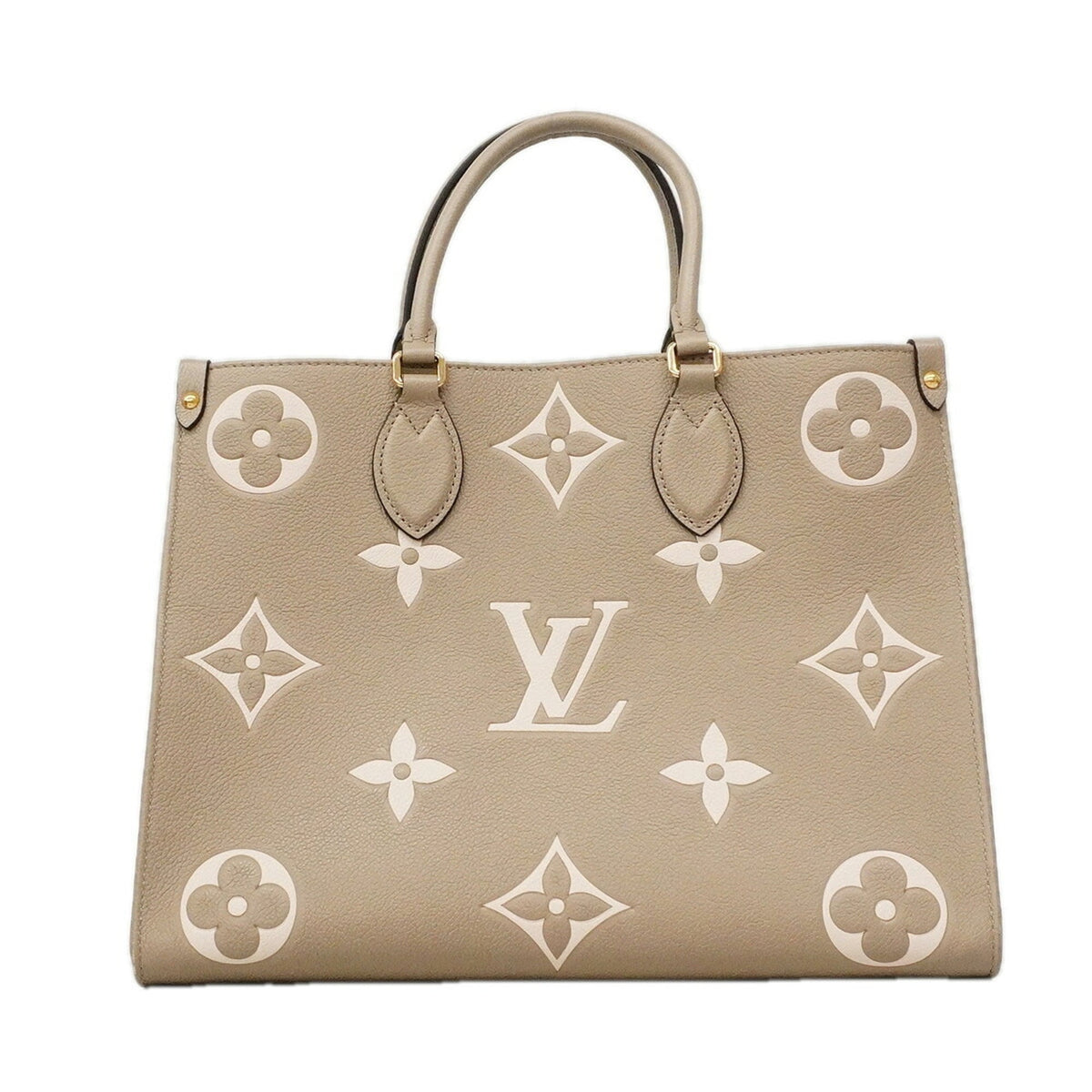 Louis Vuitton Cream Tourterelle Tote Bag (Pre-Owned)