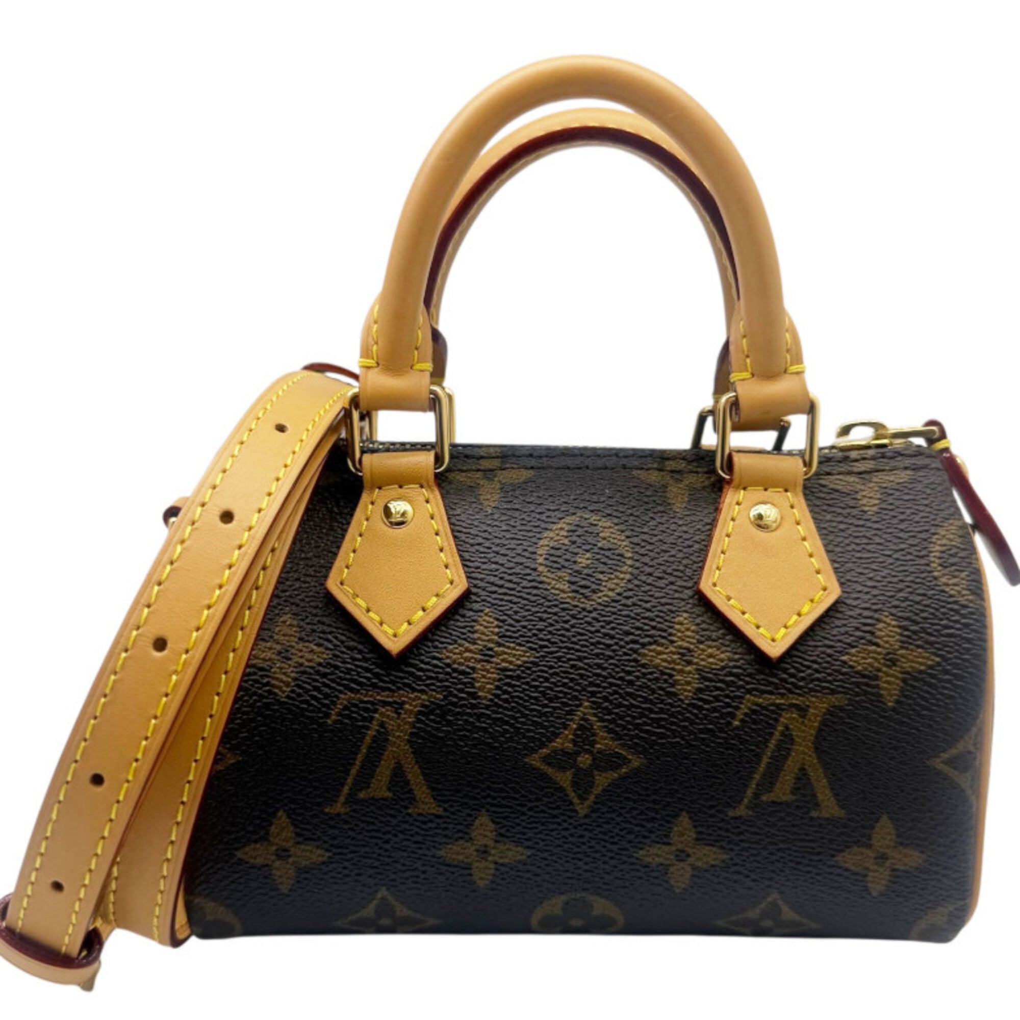 Louis Vuitton Brown Monogram Handbag Shoulder Bag (Pre-Owned)