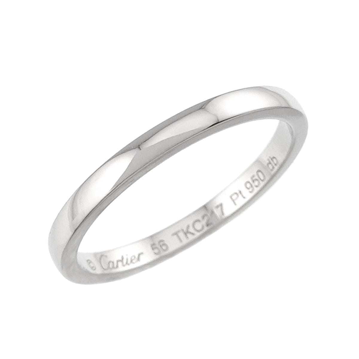 Cartier Platinum 950 Band Ring (Pre-Owned)