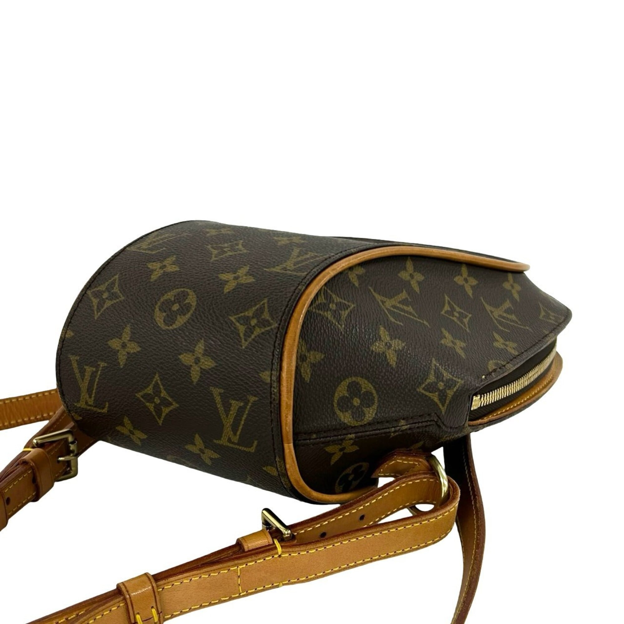 Louis Vuitton Brown Leather Pvc Backpack (Pre-Owned)