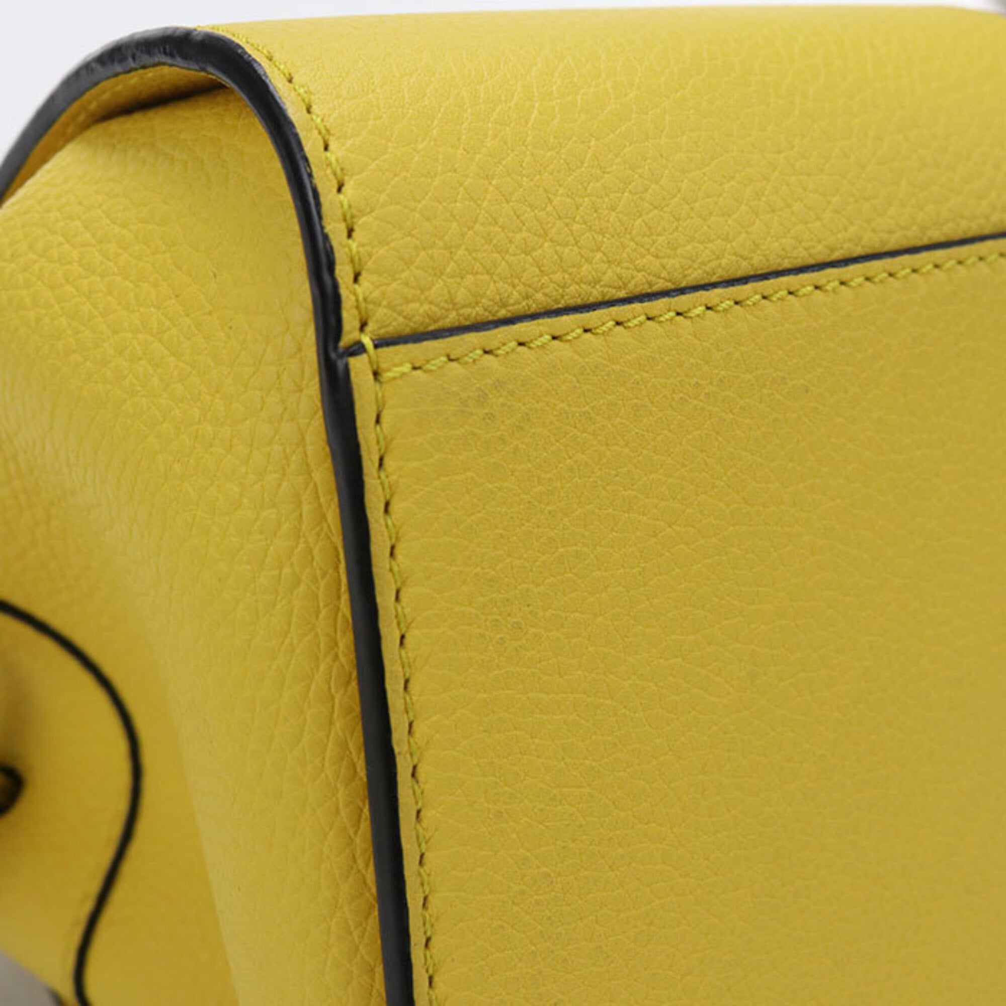 Loewe Yellow Leather Handbag (Pre-Owned)