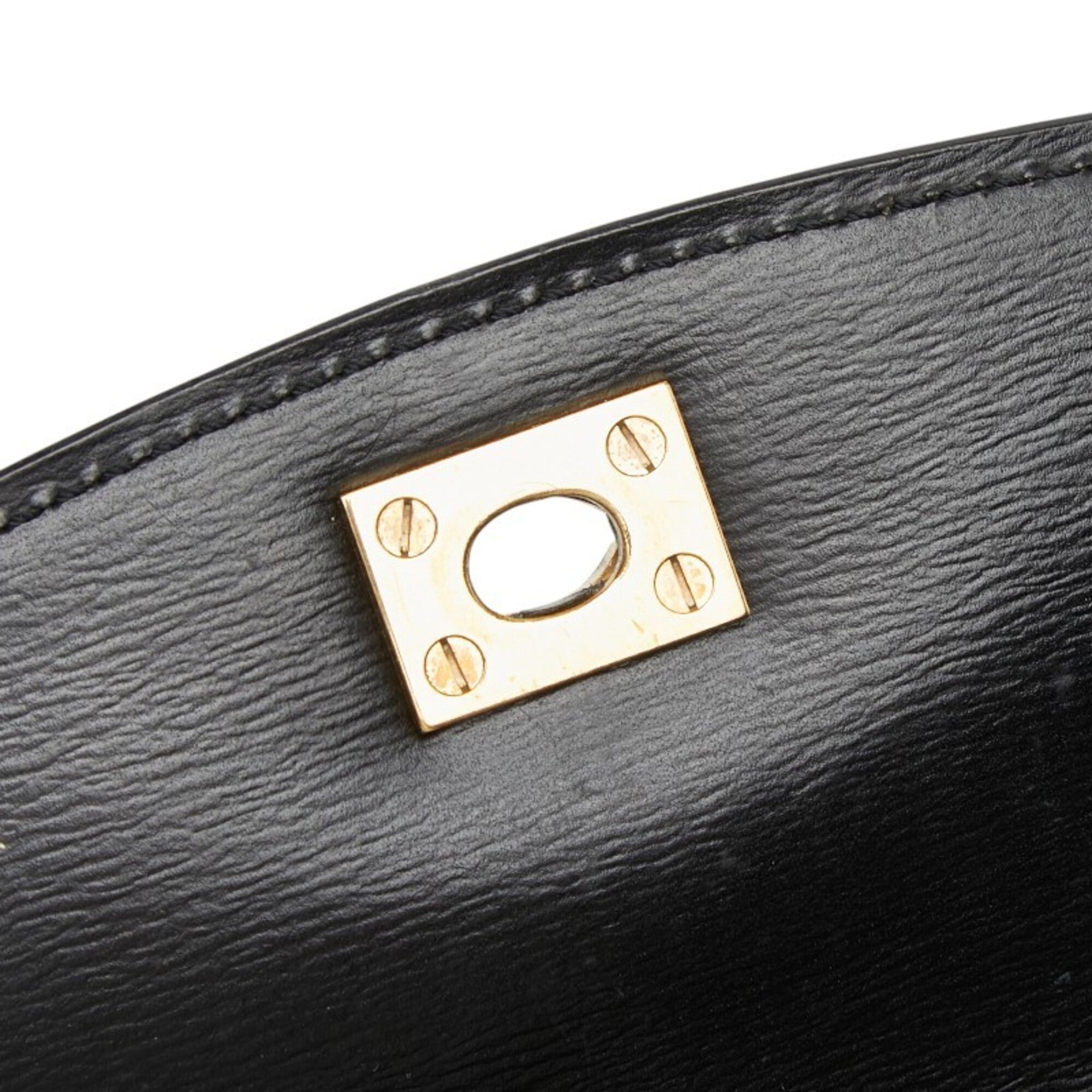 Louis Vuitton Black Noir Leather Handbag (Pre-Owned)