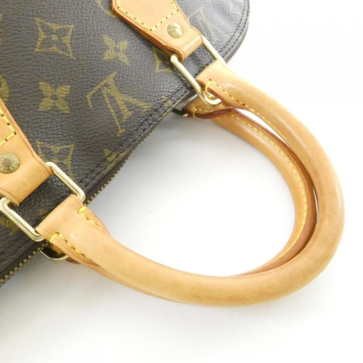 Louis Vuitton Marron Coated Canvas Handbag (Pre-Owned)