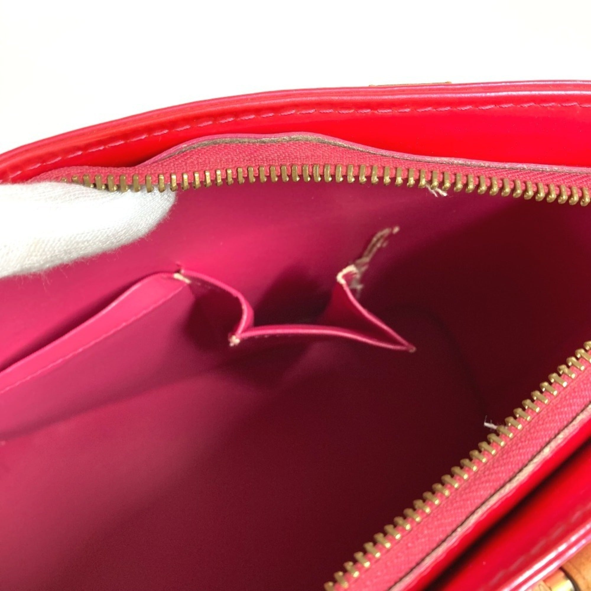 Louis Vuitton Fuchsia Pink Galle Pink Monogram Vernis Handbag Shoulder Bag Tote Bag (Pre-Owned)