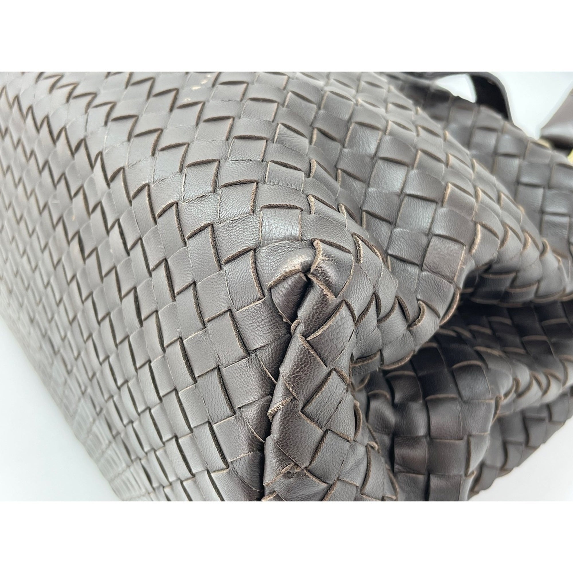 Bottega Veneta Brown Leather Tote Bag (Pre-Owned)