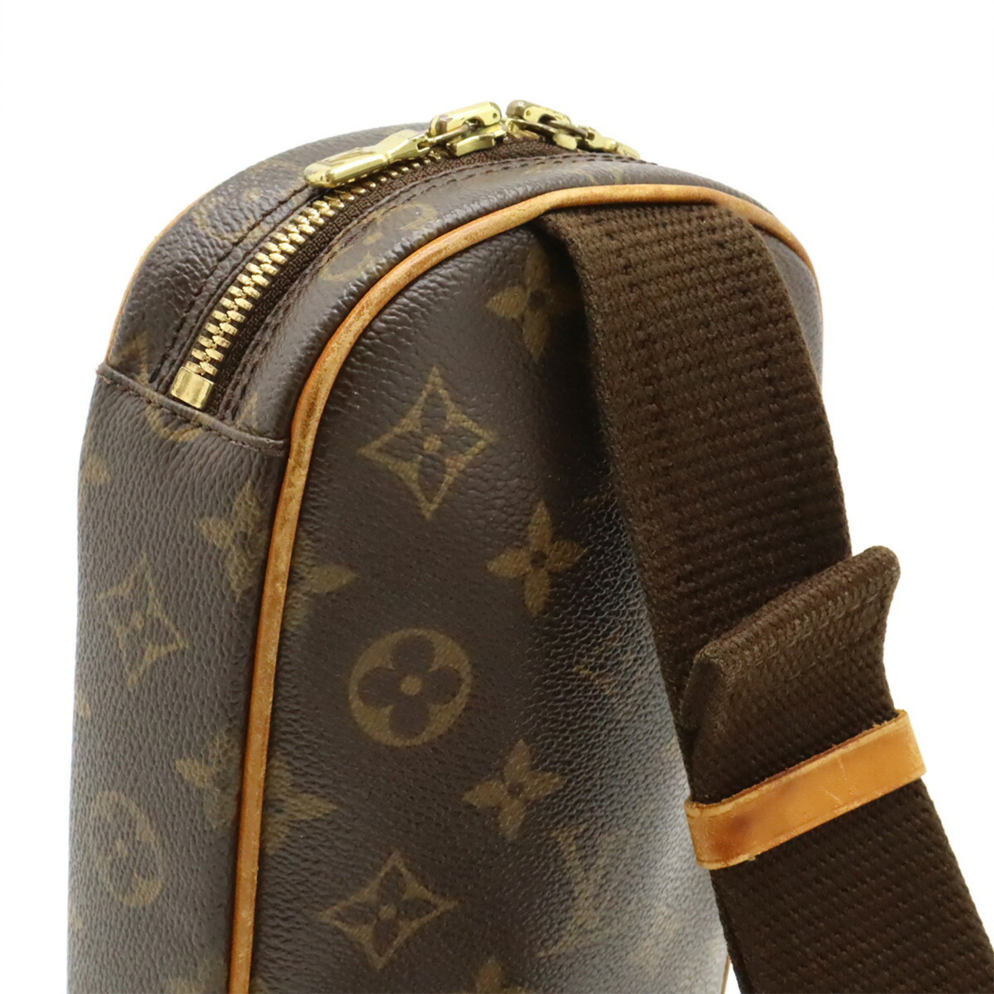 Louis Vuitton Brown Monogram Monogram Pochette Shoulder Bag (Pre-Owned)