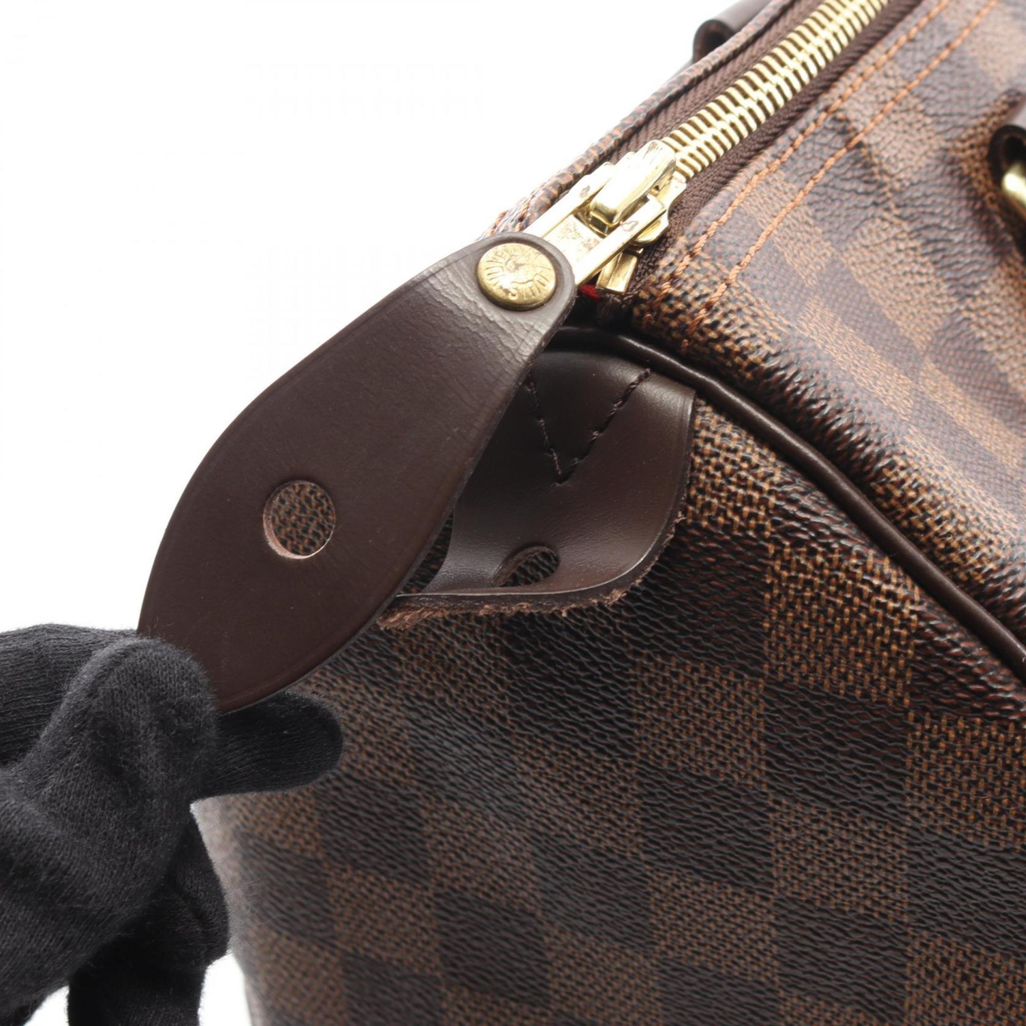 Louis Vuitton Brown Ebene Coated Canvas Leather Handbag (Pre-Owned)