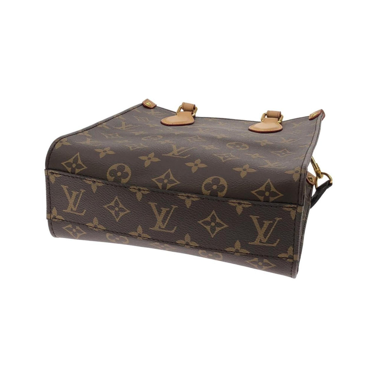 Louis Vuitton Marron Coated Canvas Handbag (Pre-Owned)