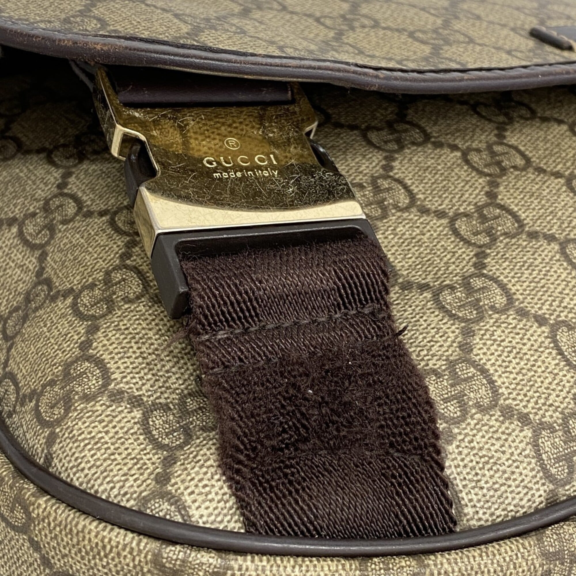 Gucci Brown Pvc Shoulder Bag (Pre-Owned)