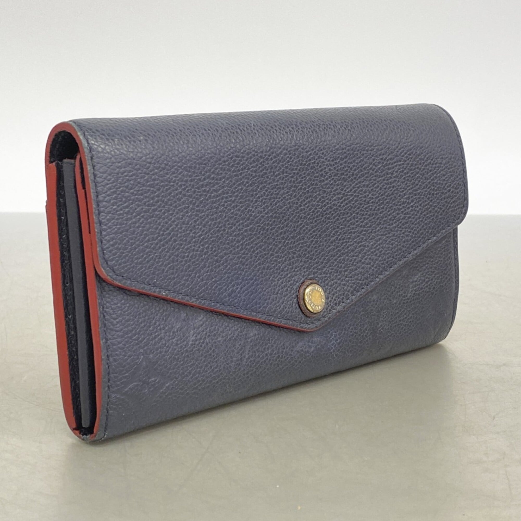 Louis Vuitton Marine Rouge Long Wallet (Bi-Fold) (Pre-Owned)