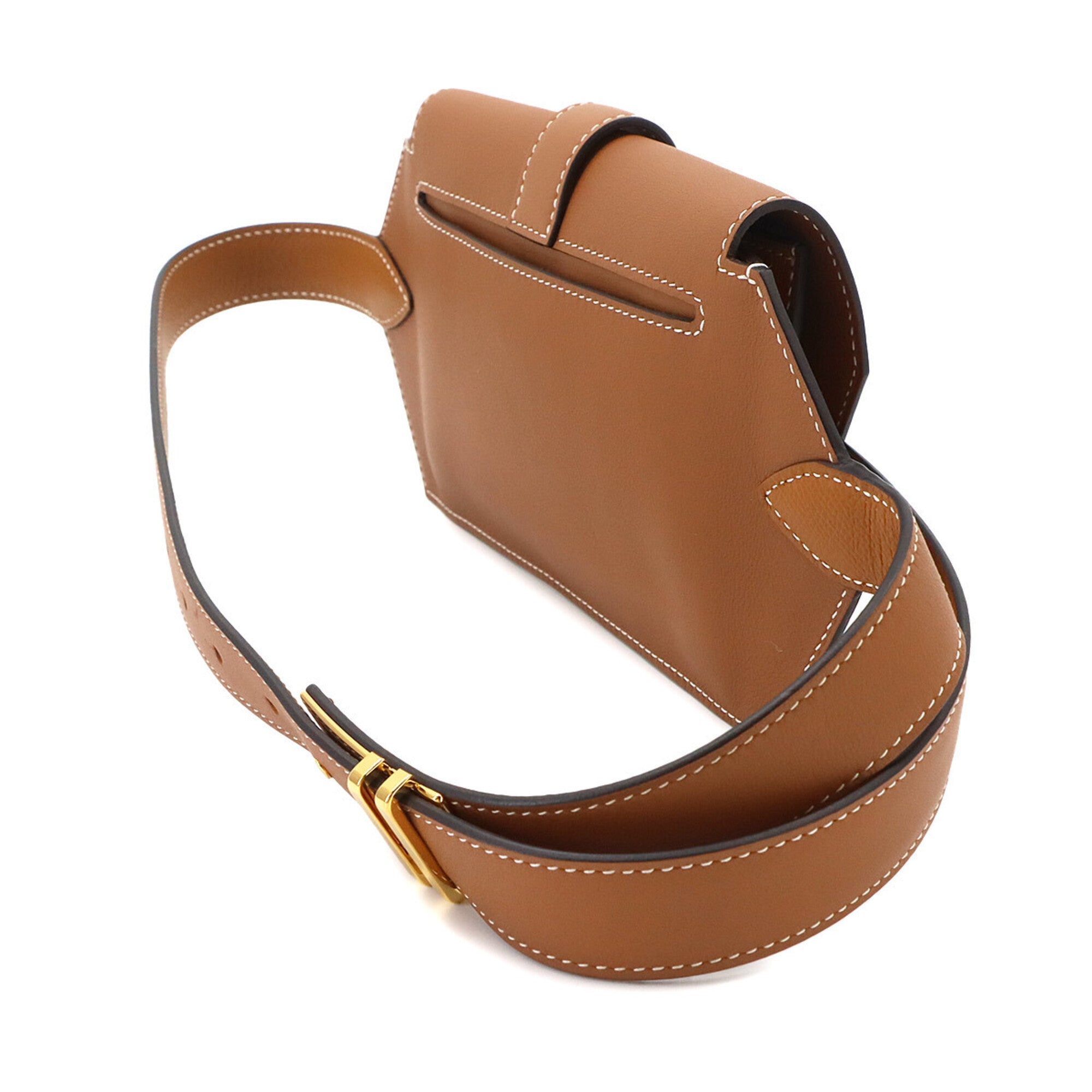 Hermes Brown Swift Leather Fanny Pack (Pre-Owned)