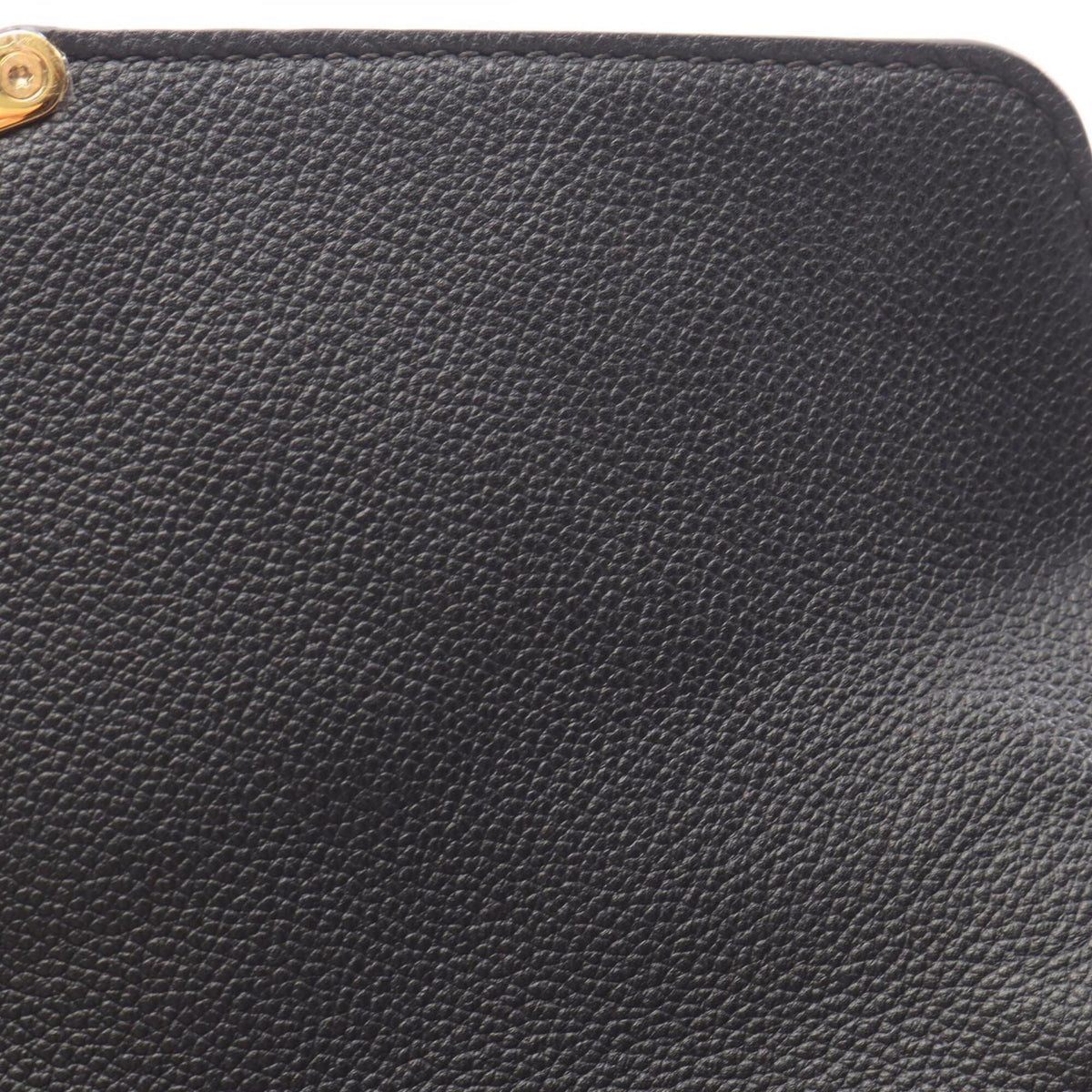 Louis Vuitton Black Leather Handbag Pochette (Pre-Owned)