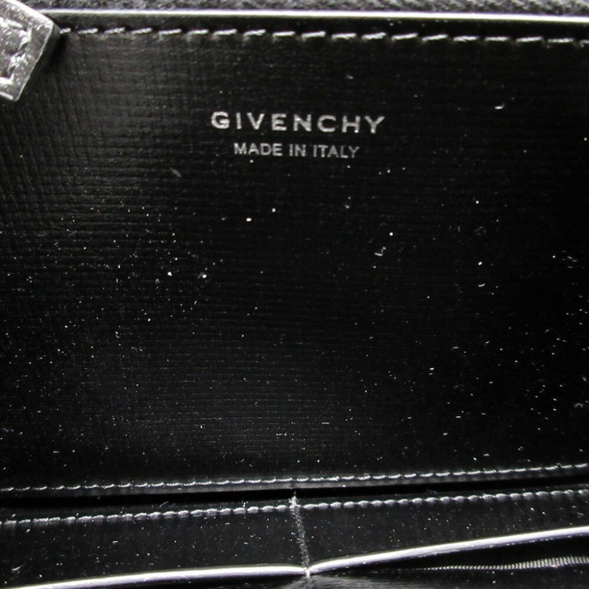 Givenchy Black Leather Long Wallet (Bi-Fold) (Pre-Owned)