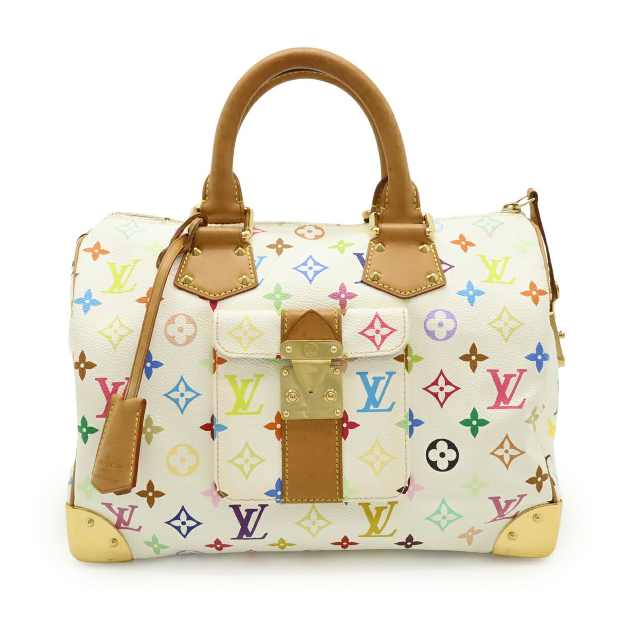 Louis Vuitton Blanc Monogram Multi-Color White Monogram Multicolore Handbag (Pre-Owned)