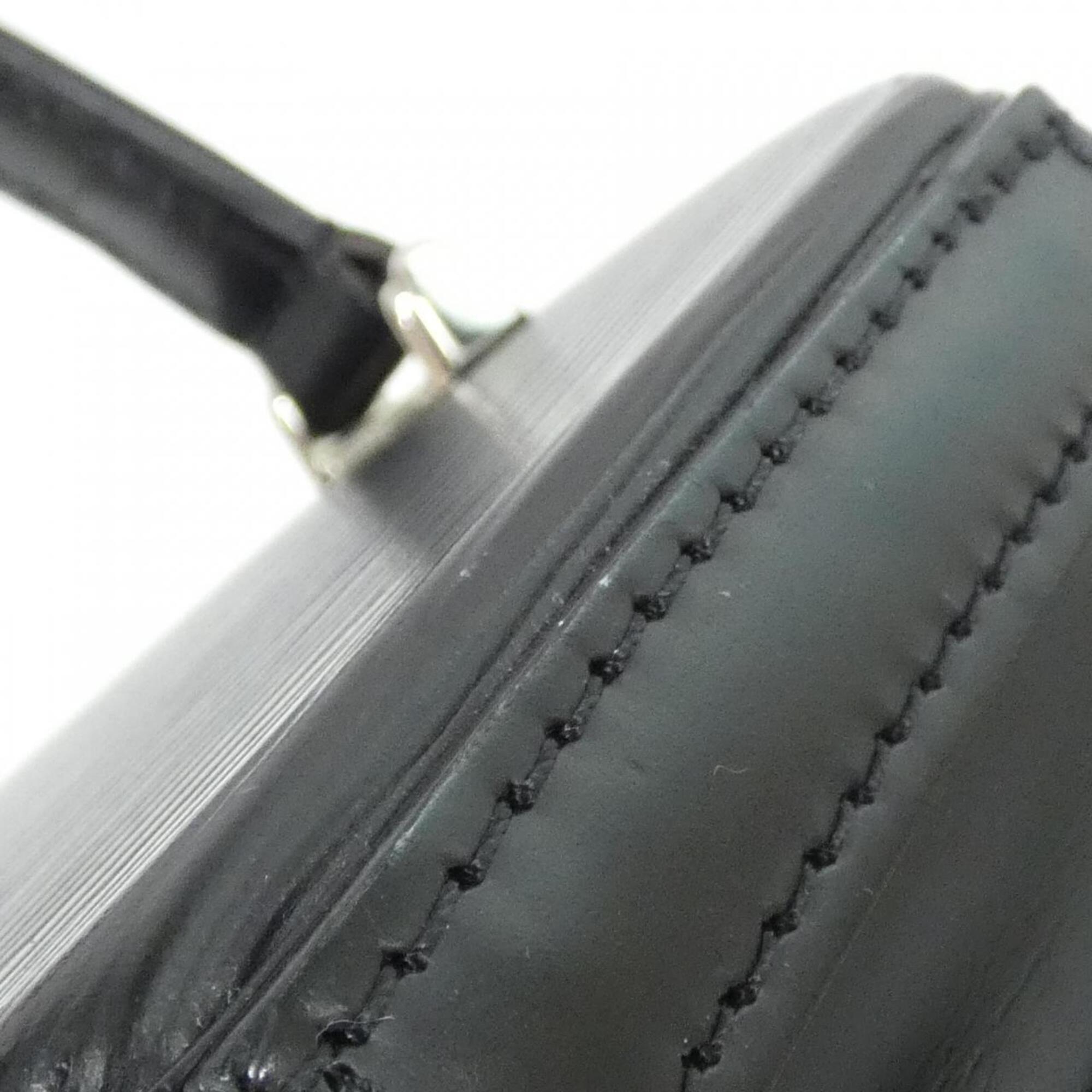 Louis Vuitton Black Leather Handbag (Pre-Owned)