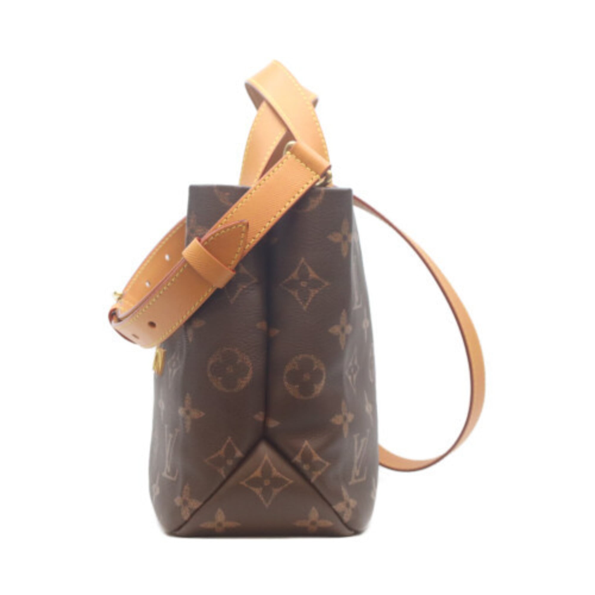 Louis Vuitton Brown Monogram Shoulder Bag Tote Bag (Pre-Owned)
