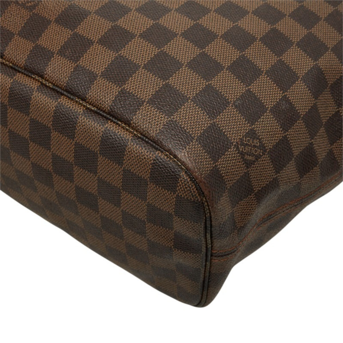 Louis Vuitton Damier Brown Damier Canvas Pvc Leather Shoulder Bag Tote Bag (Pre-Owned)