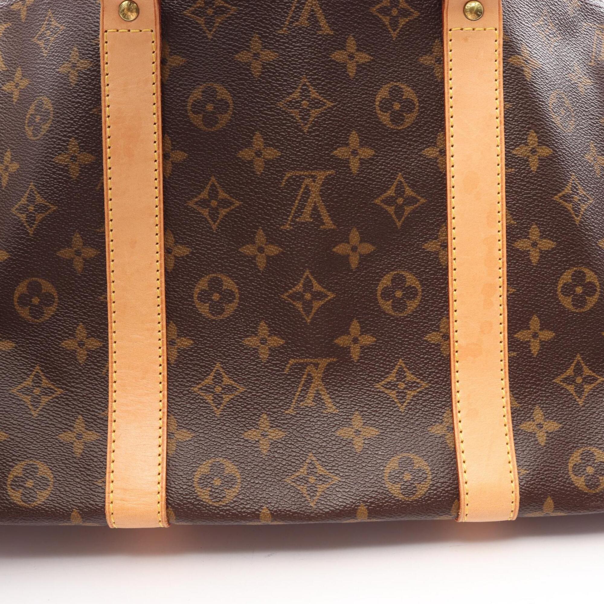 Louis Vuitton Brown Monogram Leather Boston Bag Handbag (Pre-Owned)
