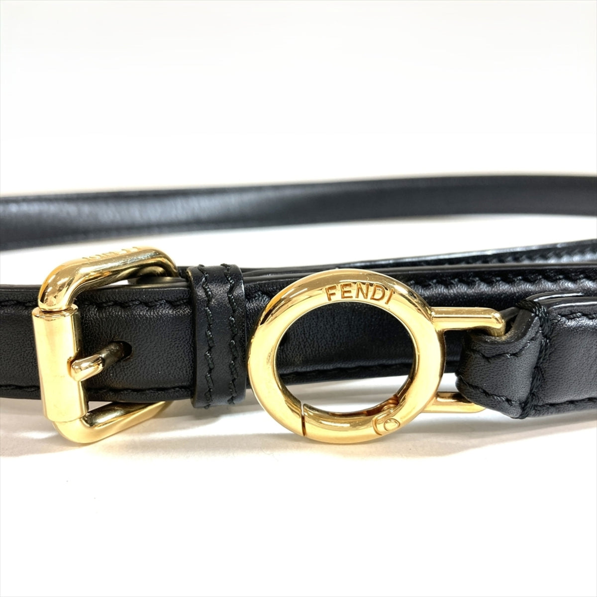 Fendi Black Leather Handbag (Pre-Owned)