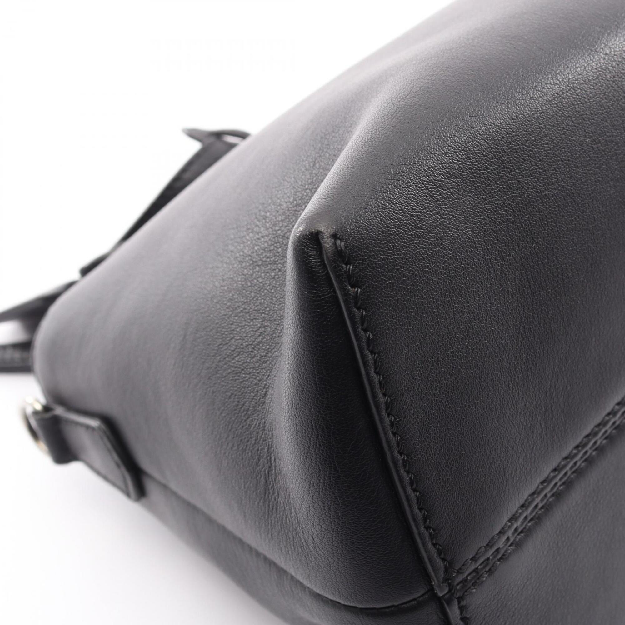 Fendi Black Leather Handbag (Pre-Owned)