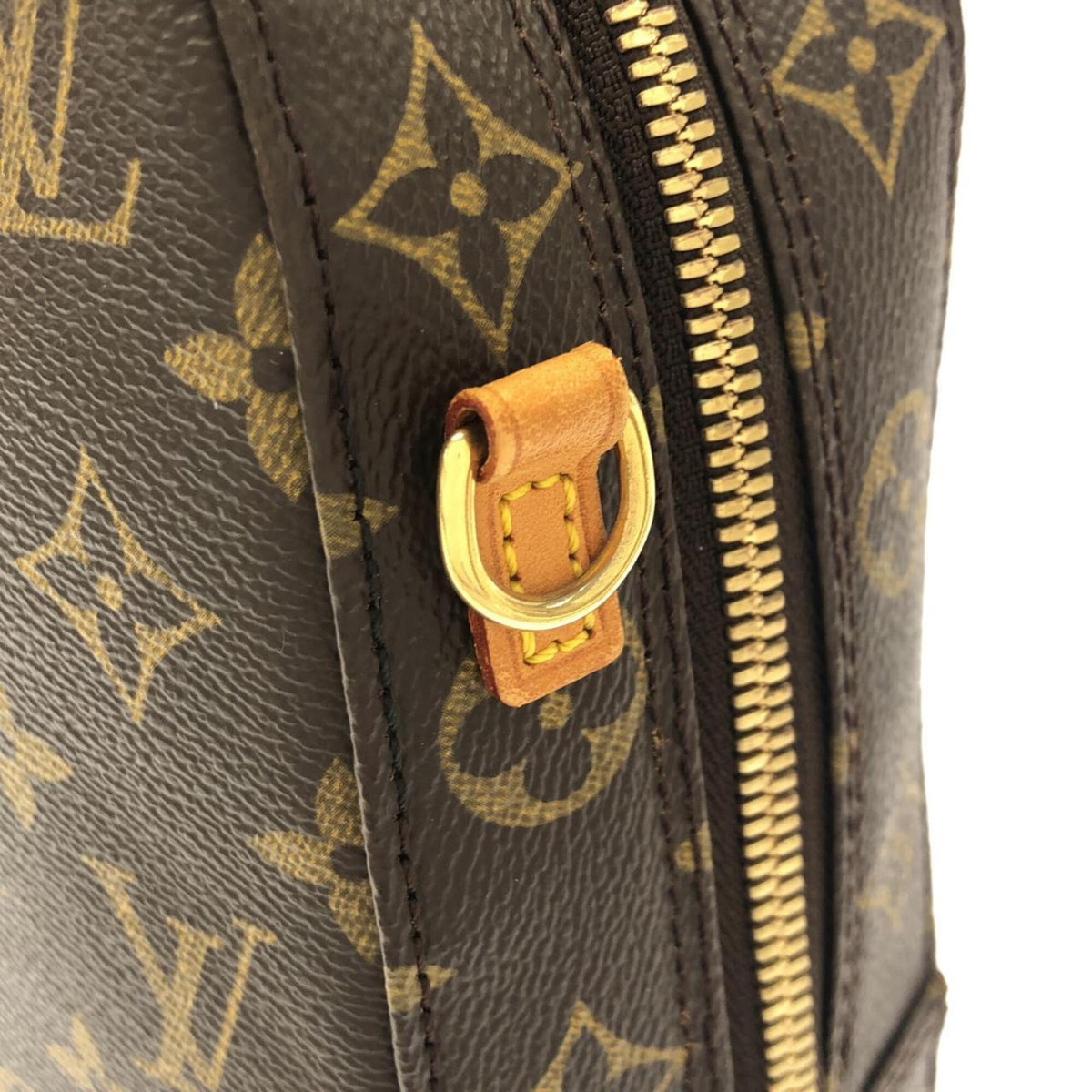 Louis Vuitton Marron Monogram Coated Canvas Handbag (Pre-Owned)