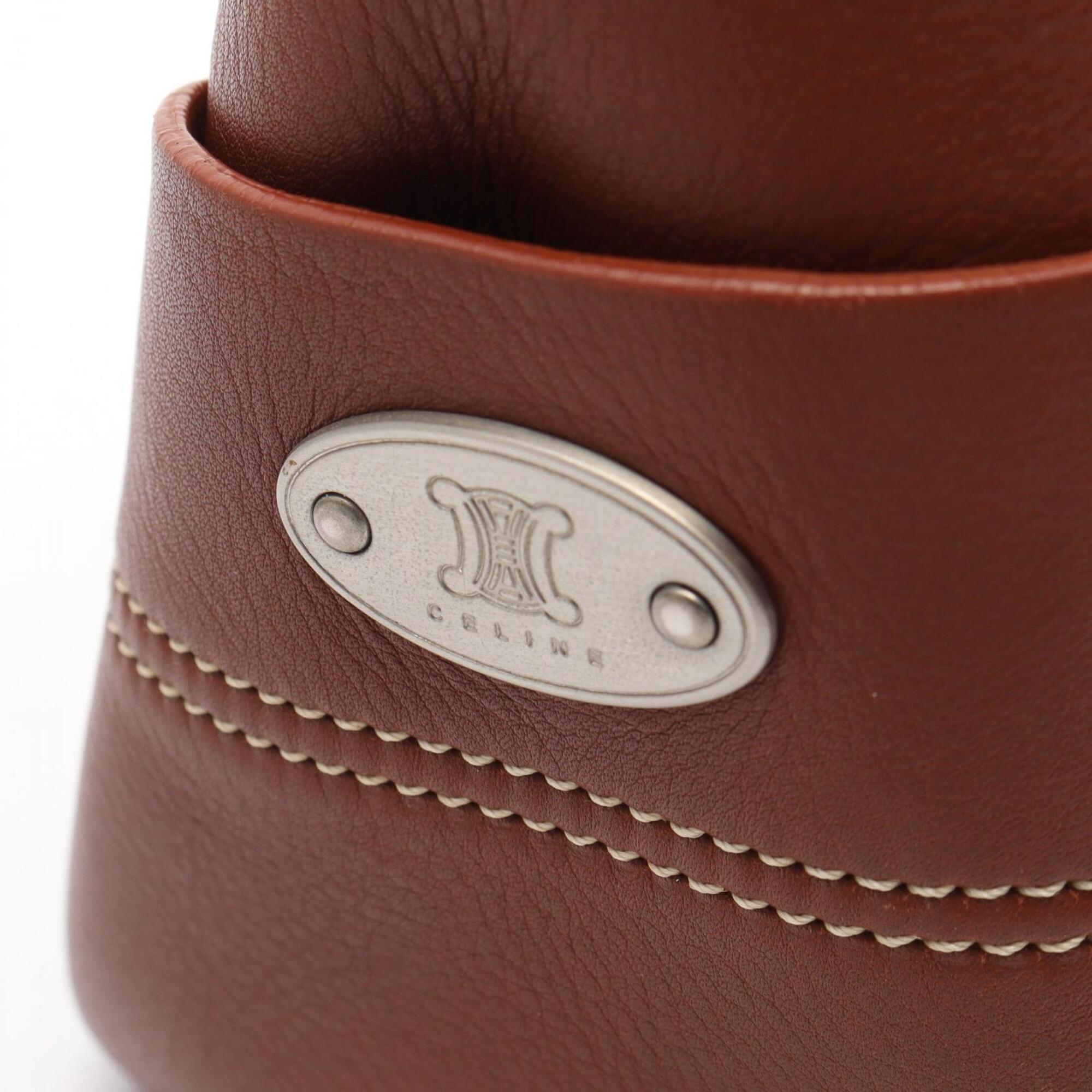 Celine Brown Leather Handbag (Pre-Owned)