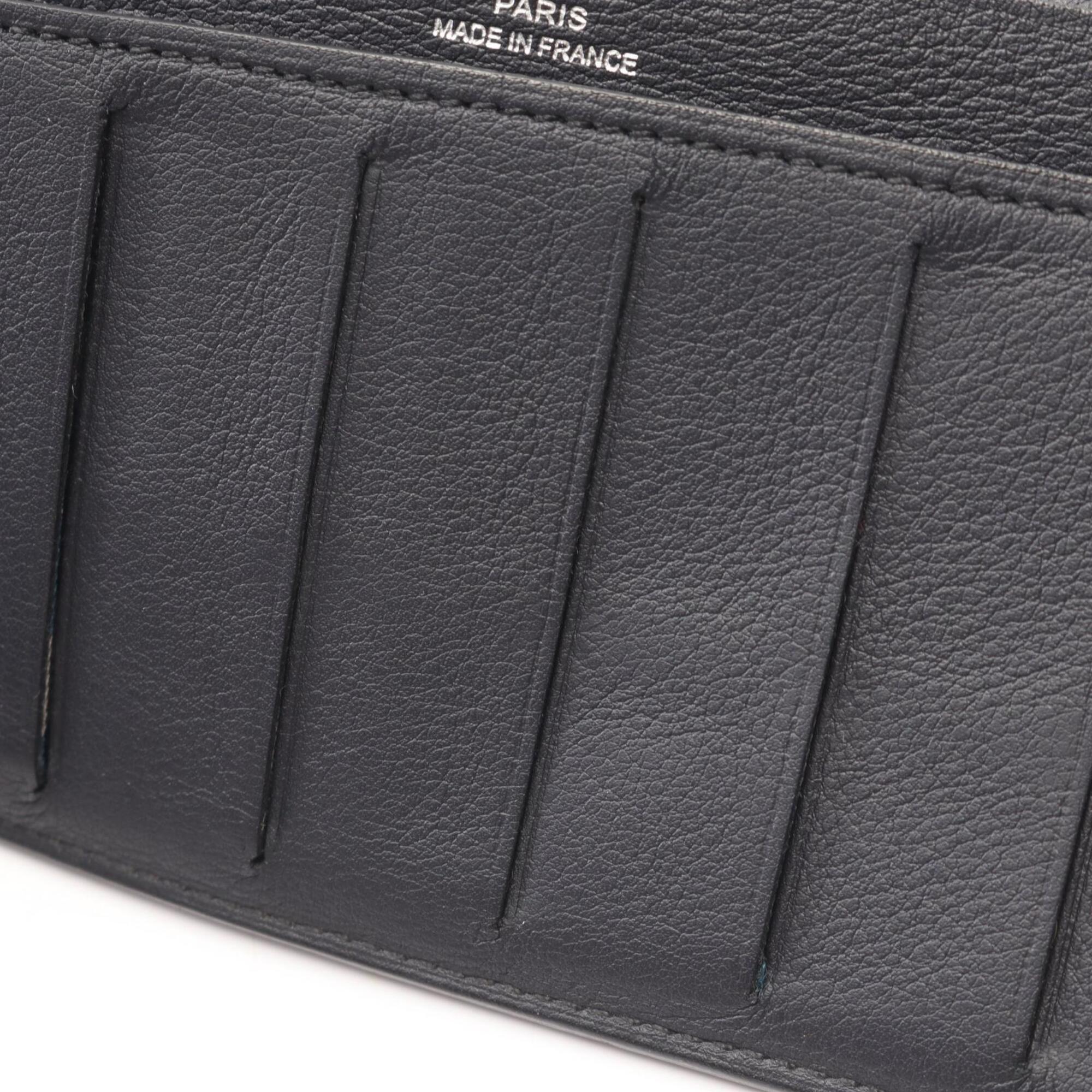 Hermes Navy Long Wallet (Bi-Fold) (Pre-Owned)