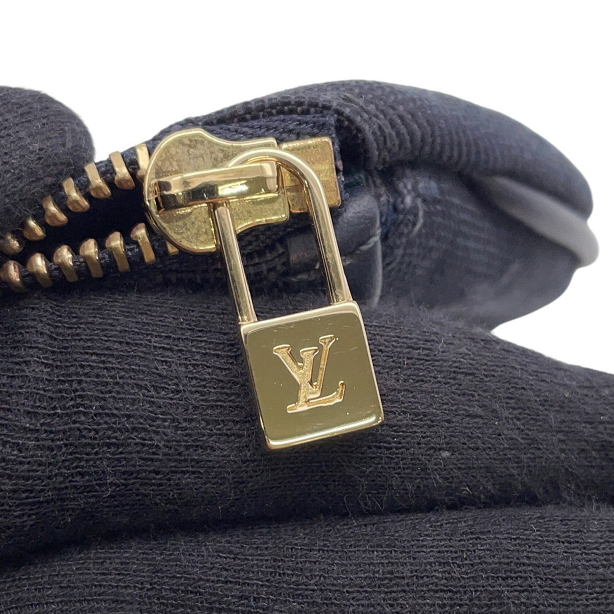 Louis Vuitton Blue Monogram Mini Pouch (Pre-Owned)