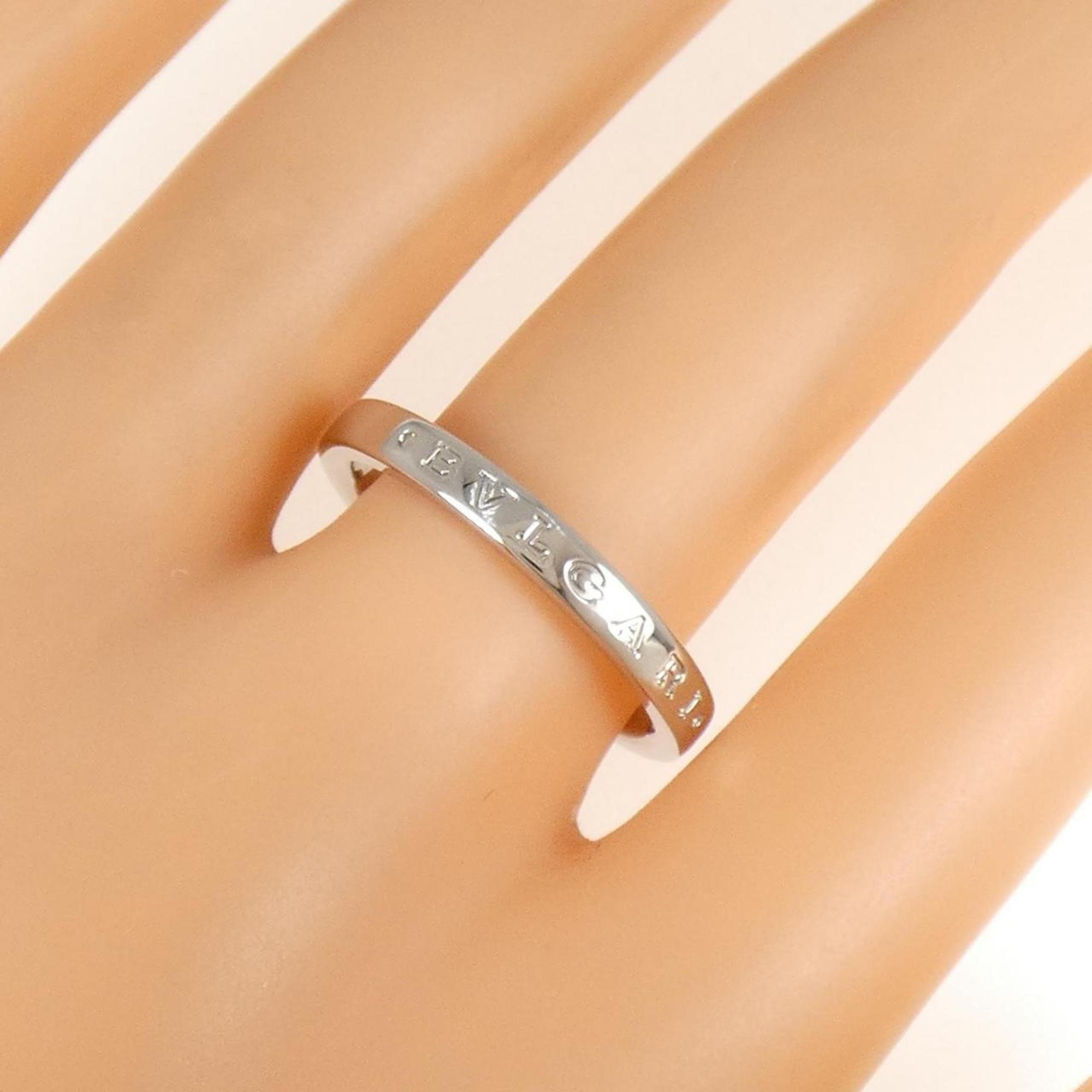 Bvlgari Platinum 950 Band Ring (Pre-Owned)