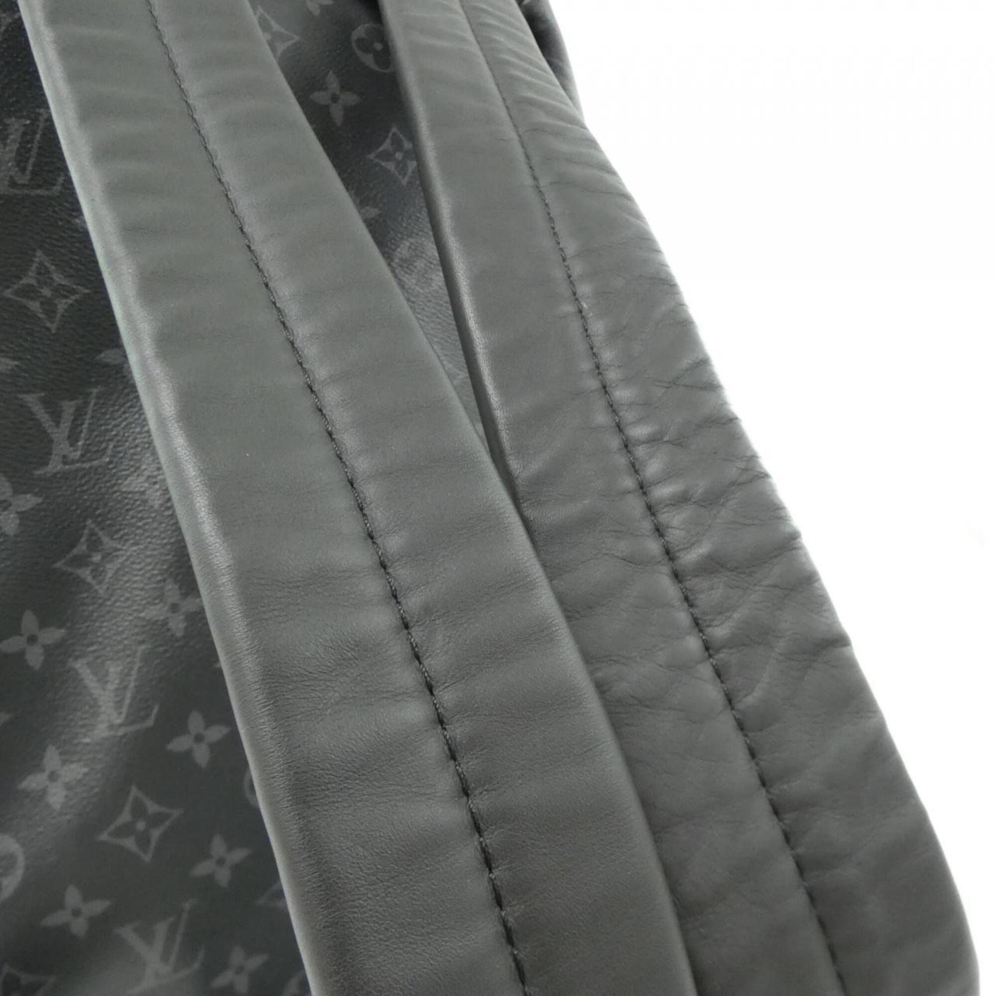Louis Vuitton Black Coated Canvas Backpack (Pre-Owned)