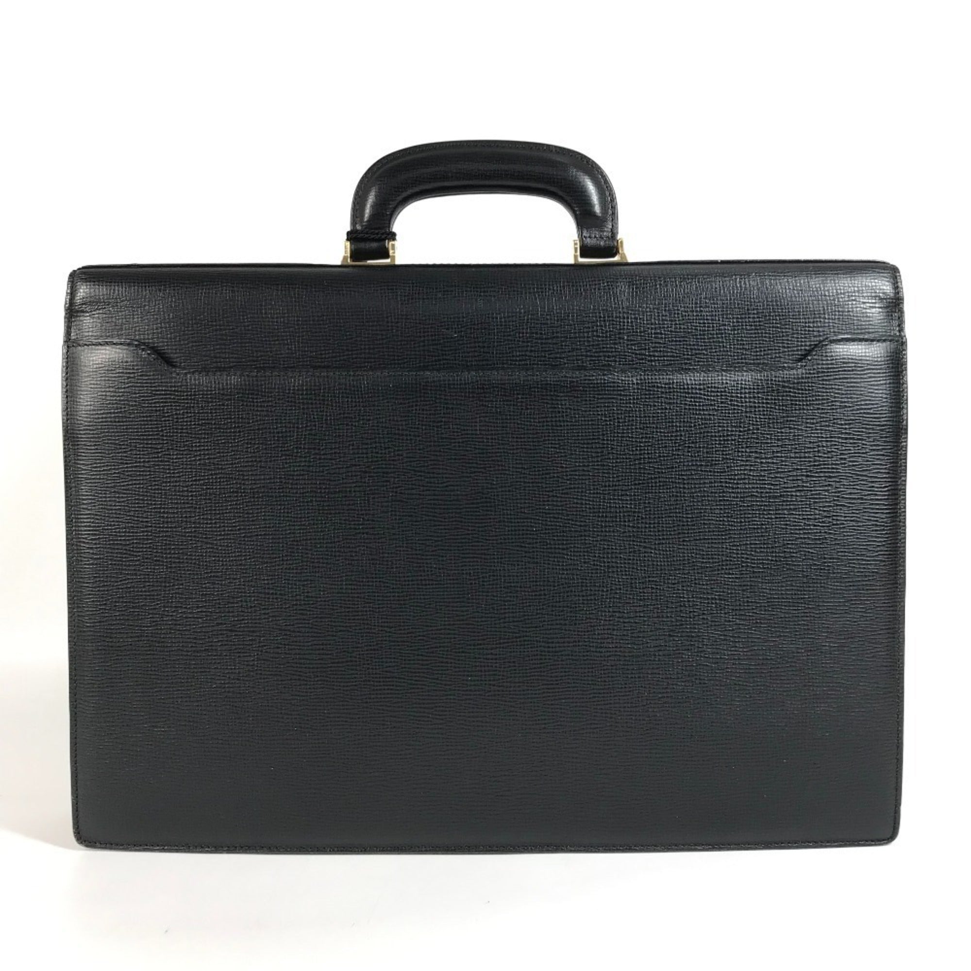 Loewe Black Leather Briefcase Handbag (Pre-Owned)