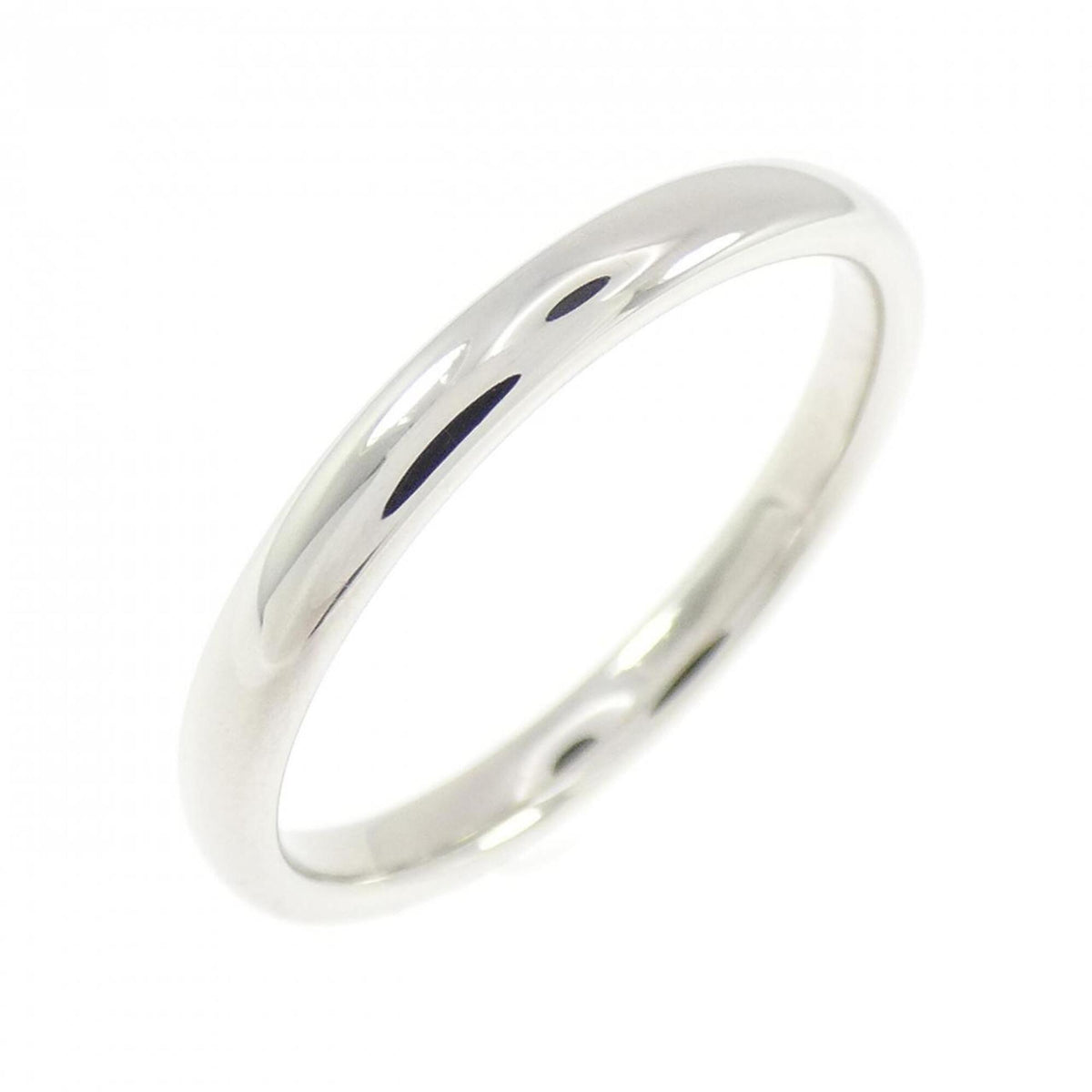 Tiffany Platinum Platinum 950 Band Ring (Pre-Owned)