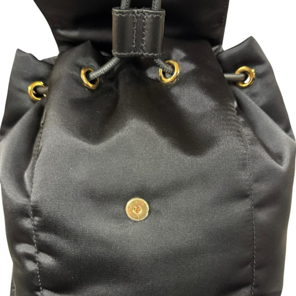 Versace Black Nylon Backpack (Pre-Owned)