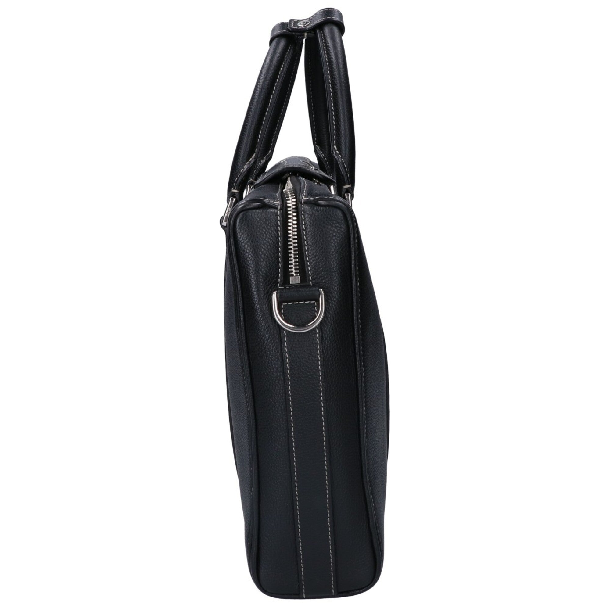 Christian Dior Black Leather Briefcase (Pre-Owned)