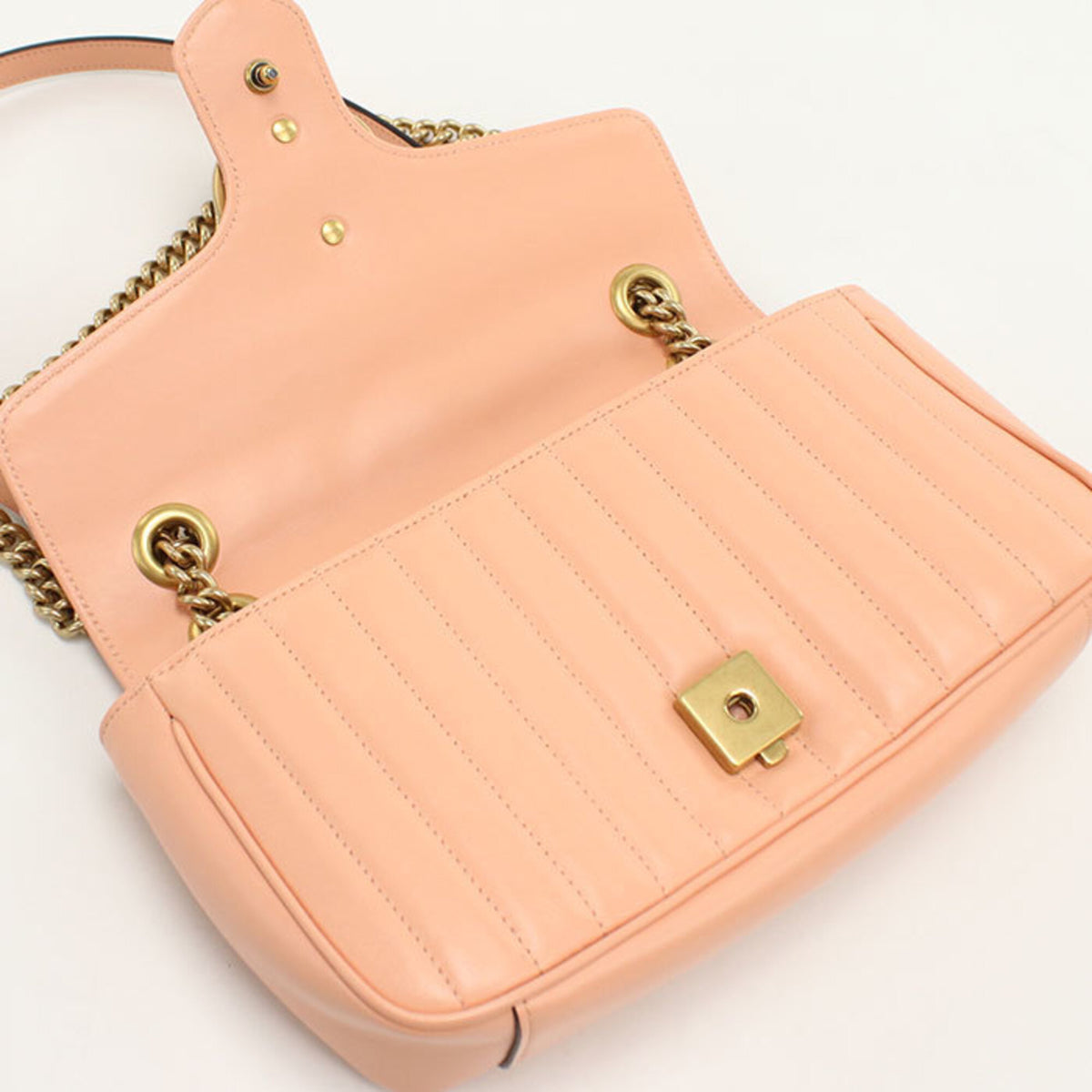 Gucci Pink Leather Shoulder Bag (Pre-Owned)