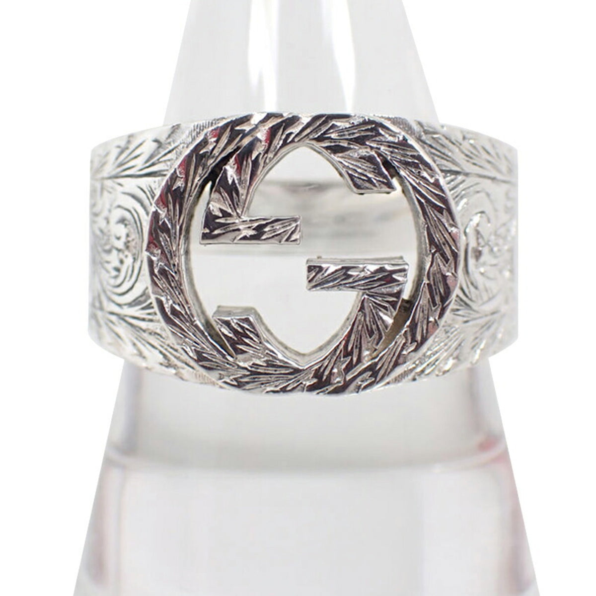 Gucci Sterling Silver 925 Band Ring (Pre-Owned)
