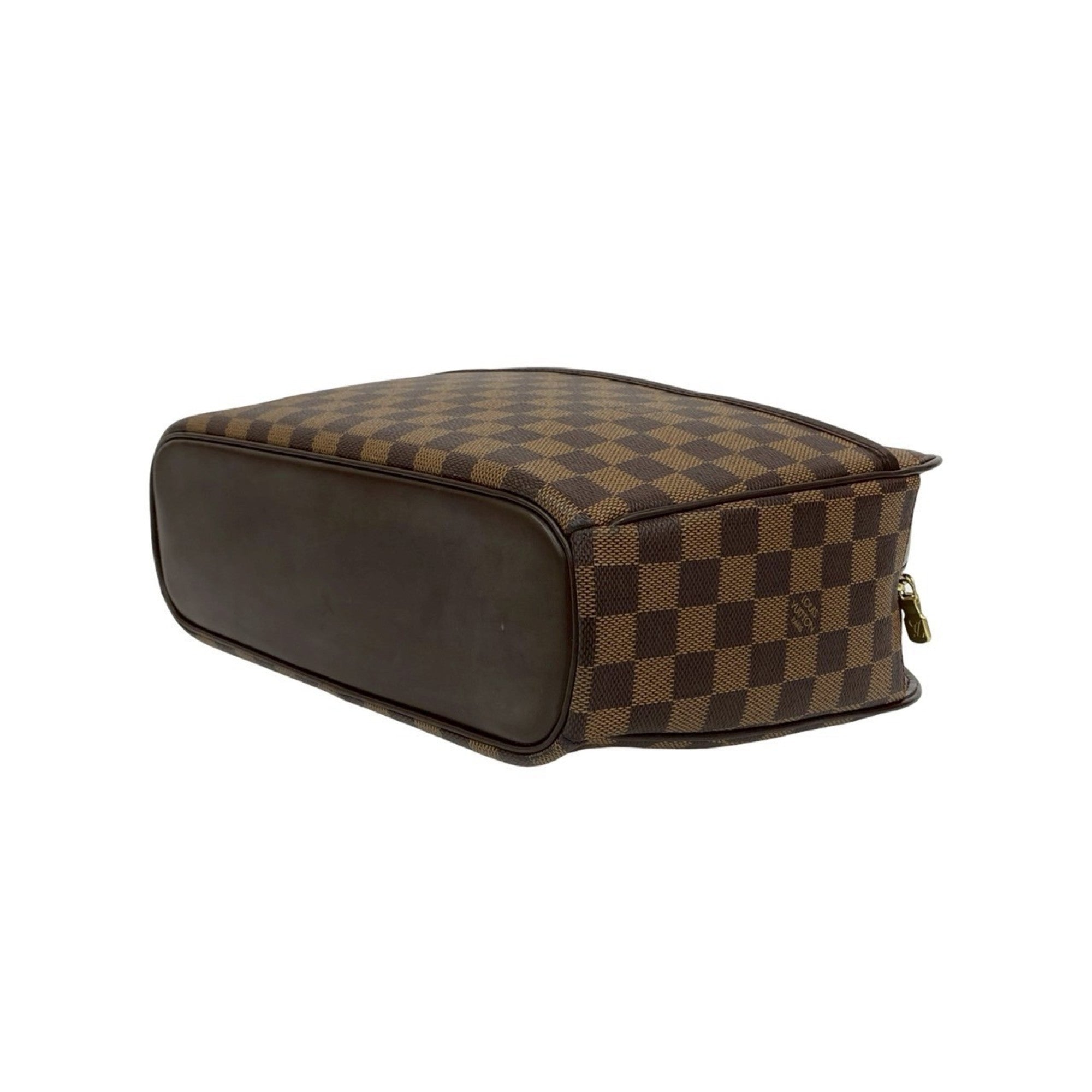 Louis Vuitton Brown Leather Pvc Boston Bag Handbag (Pre-Owned)