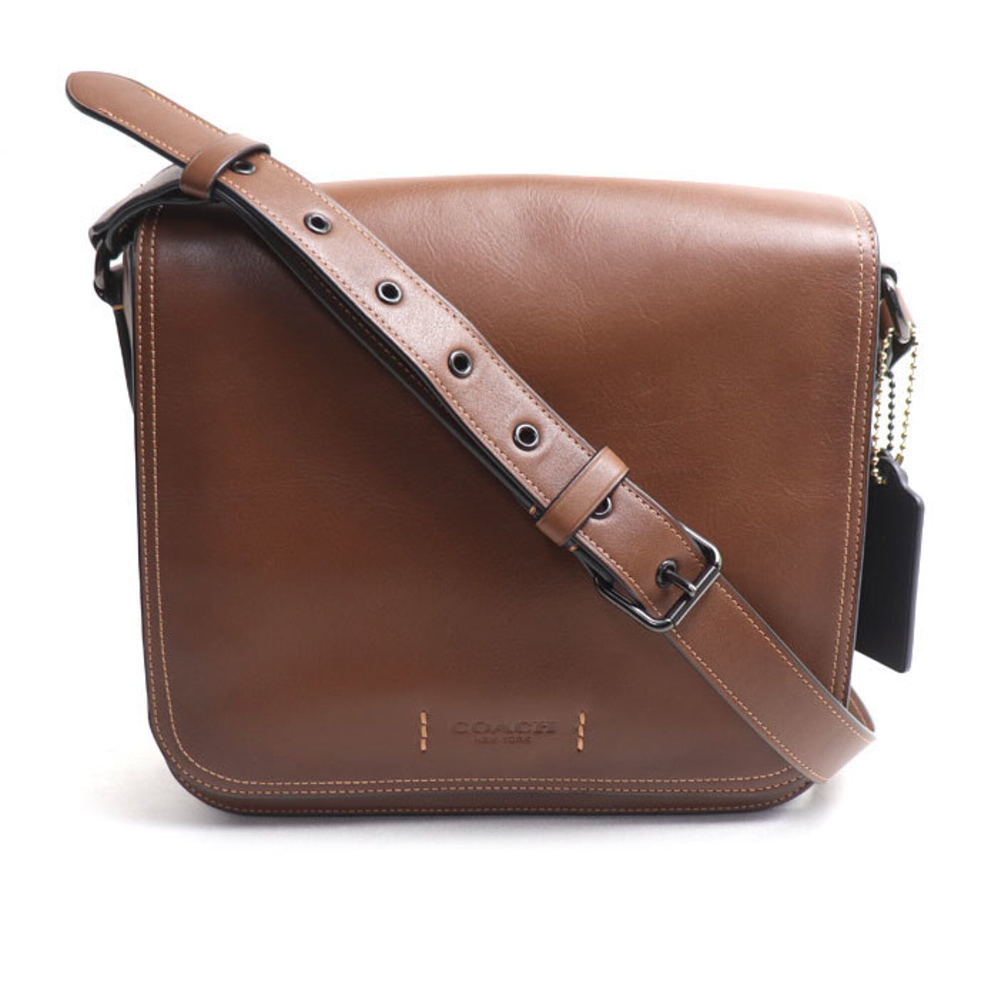Coach Brown Leather Shoulder Bag (Pre-Owned)