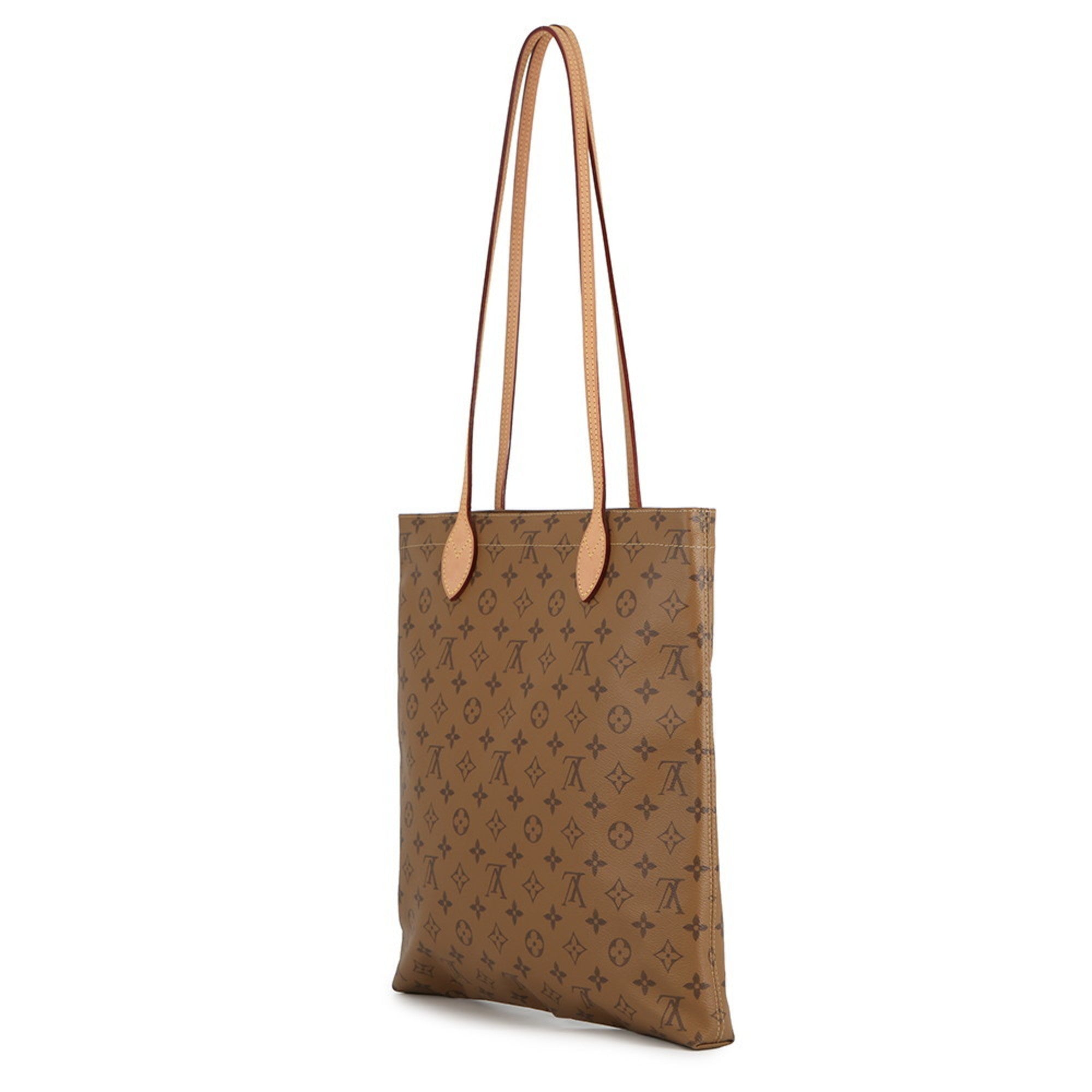 Louis Vuitton Brown Monogram Reverse Noir Monogram Reverse Handbag Tote Bag (Pre-Owned)