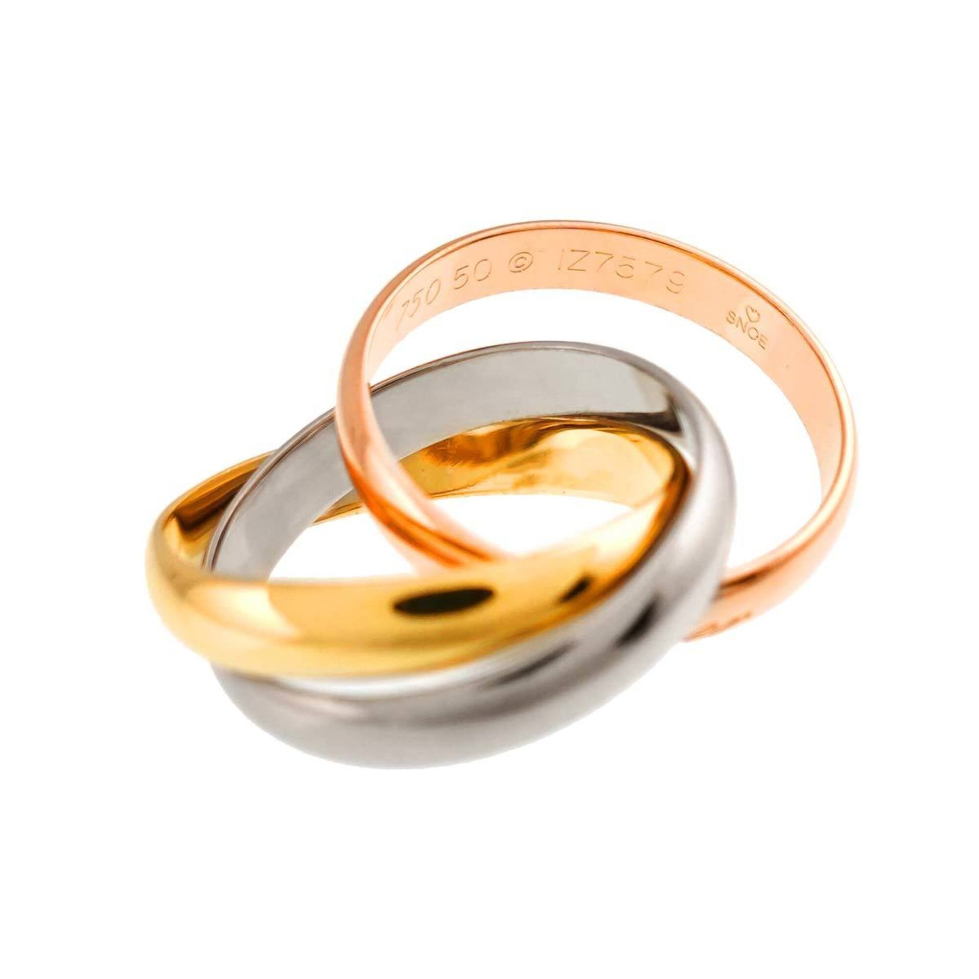 Cartier Yellow Gold (18K) Pink Gold (18K) White Gold (18K) Band Ring (Pre-Owned)